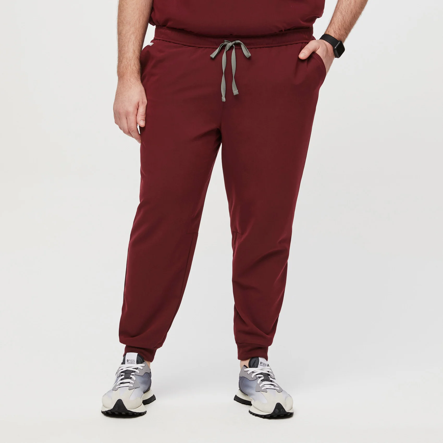 men's Burgundy Tansen⢠Jogger Scrub Pants (3XL - 6XL)