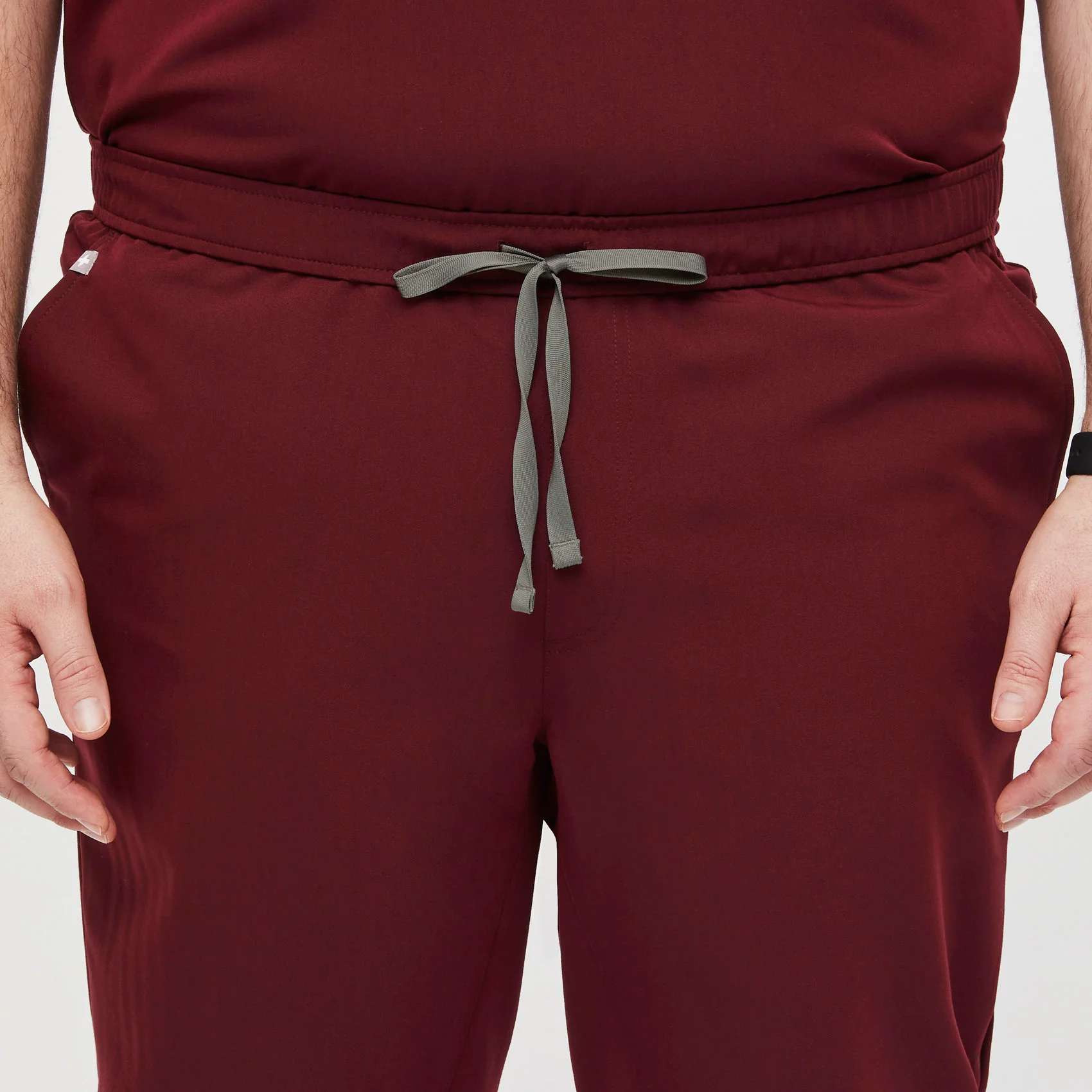 men's Burgundy Tansen⢠Jogger Scrub Pants (3XL - 6XL) - Image 5
