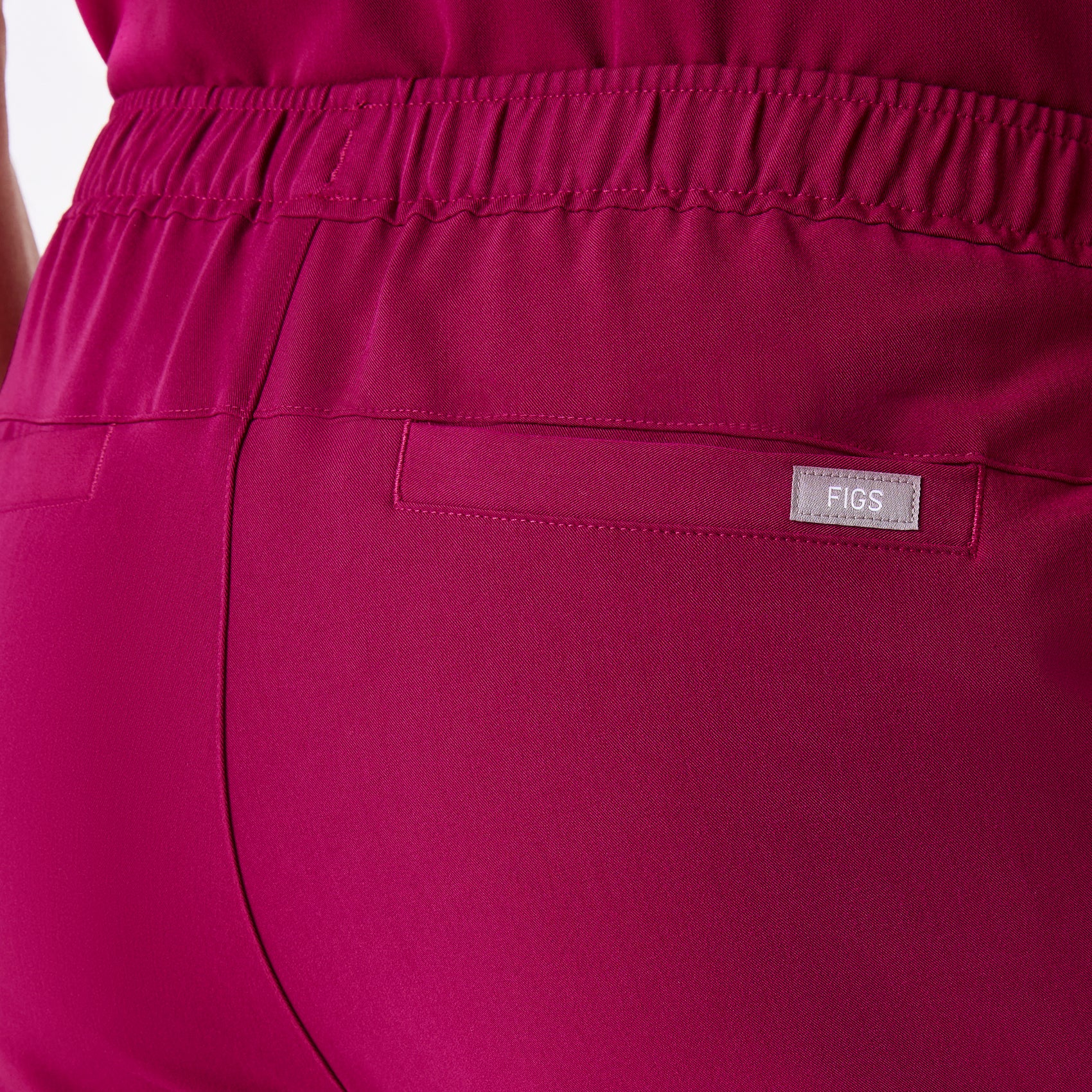 men's Dark Magenta Tansen - Short Jogger Scrub Pant™ - Image 5