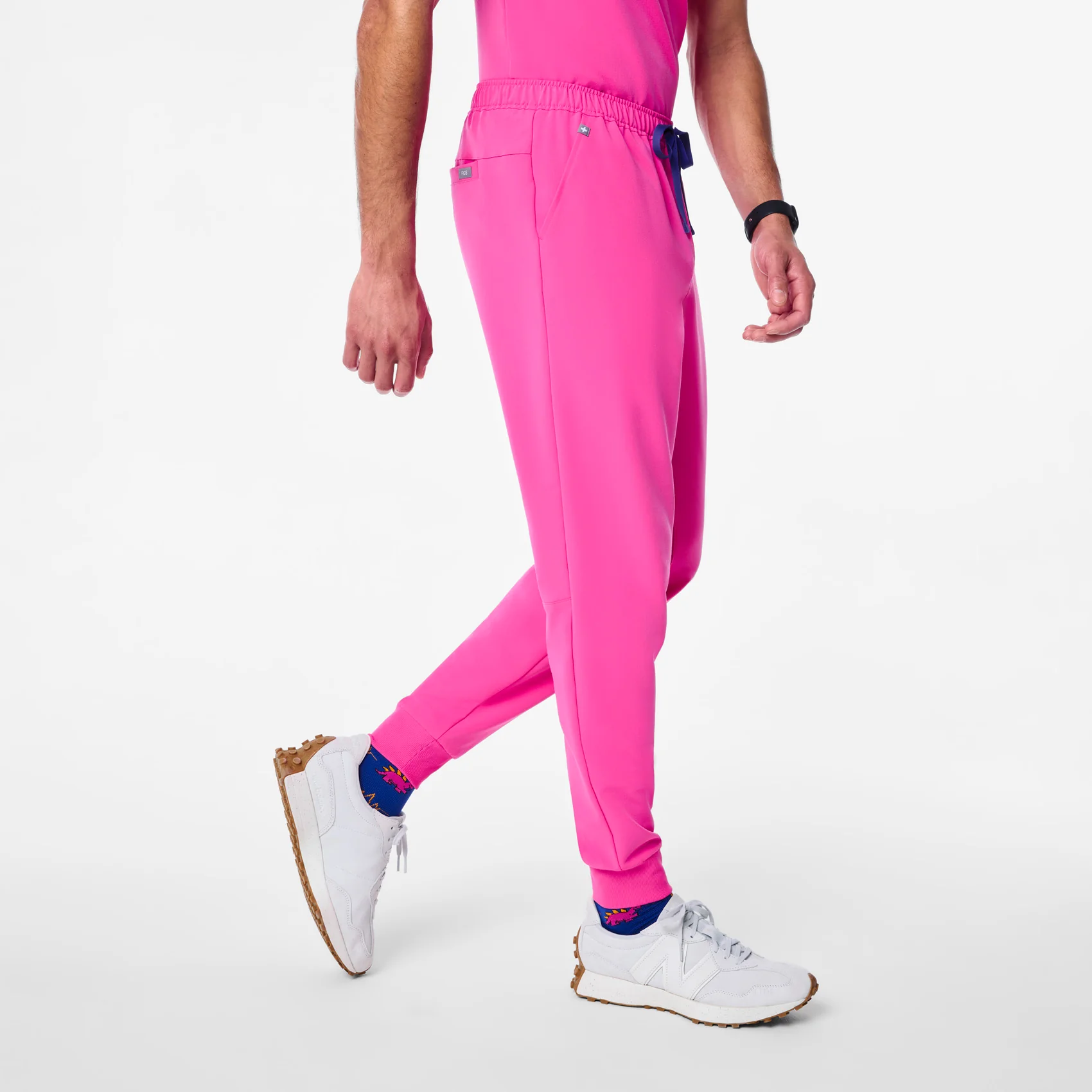 men's Rapid Response Pink Tansen - Jogger Scrub Pant™ - Image 3