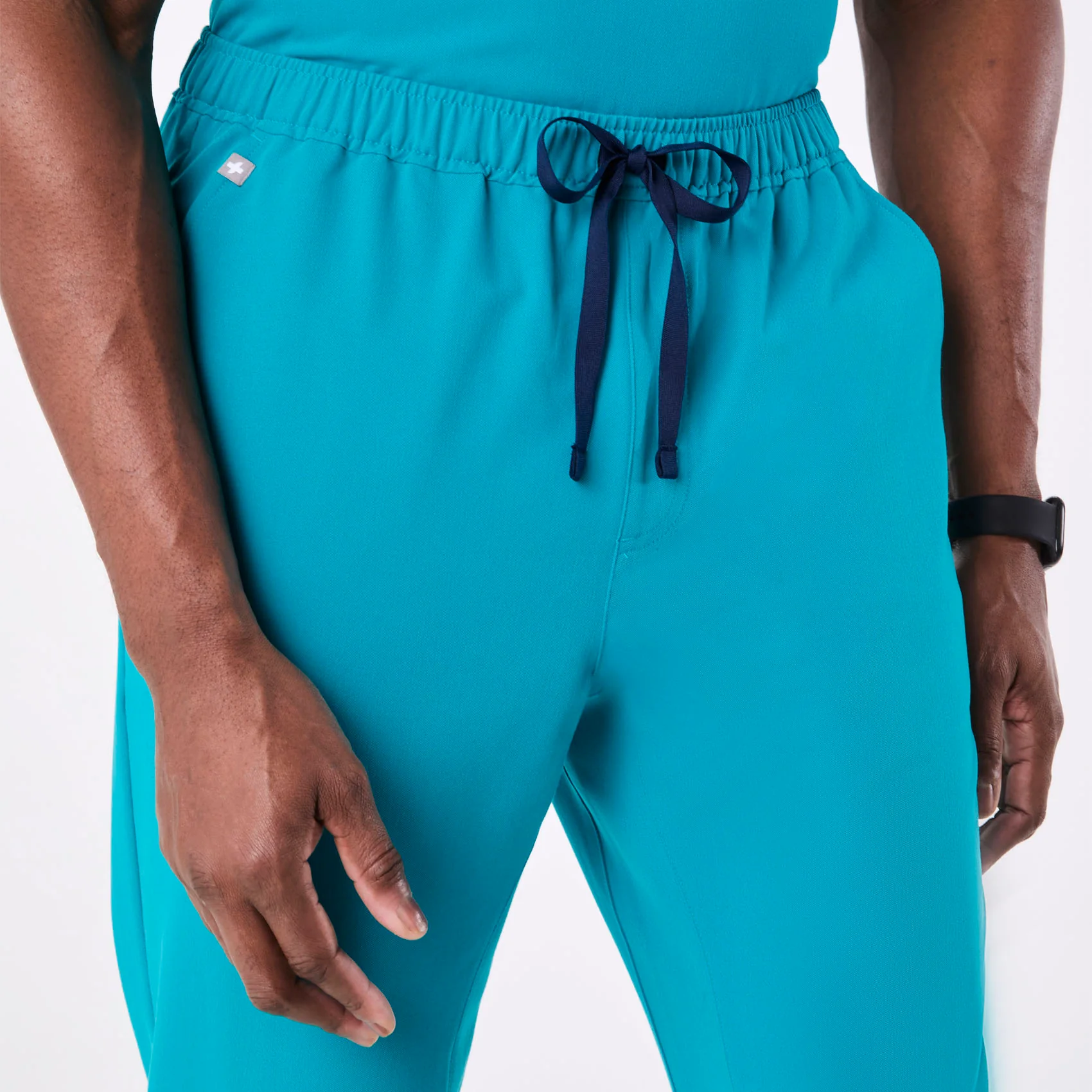 men's Teal Tansen - Short Jogger Scrub Pant™ - Image 2