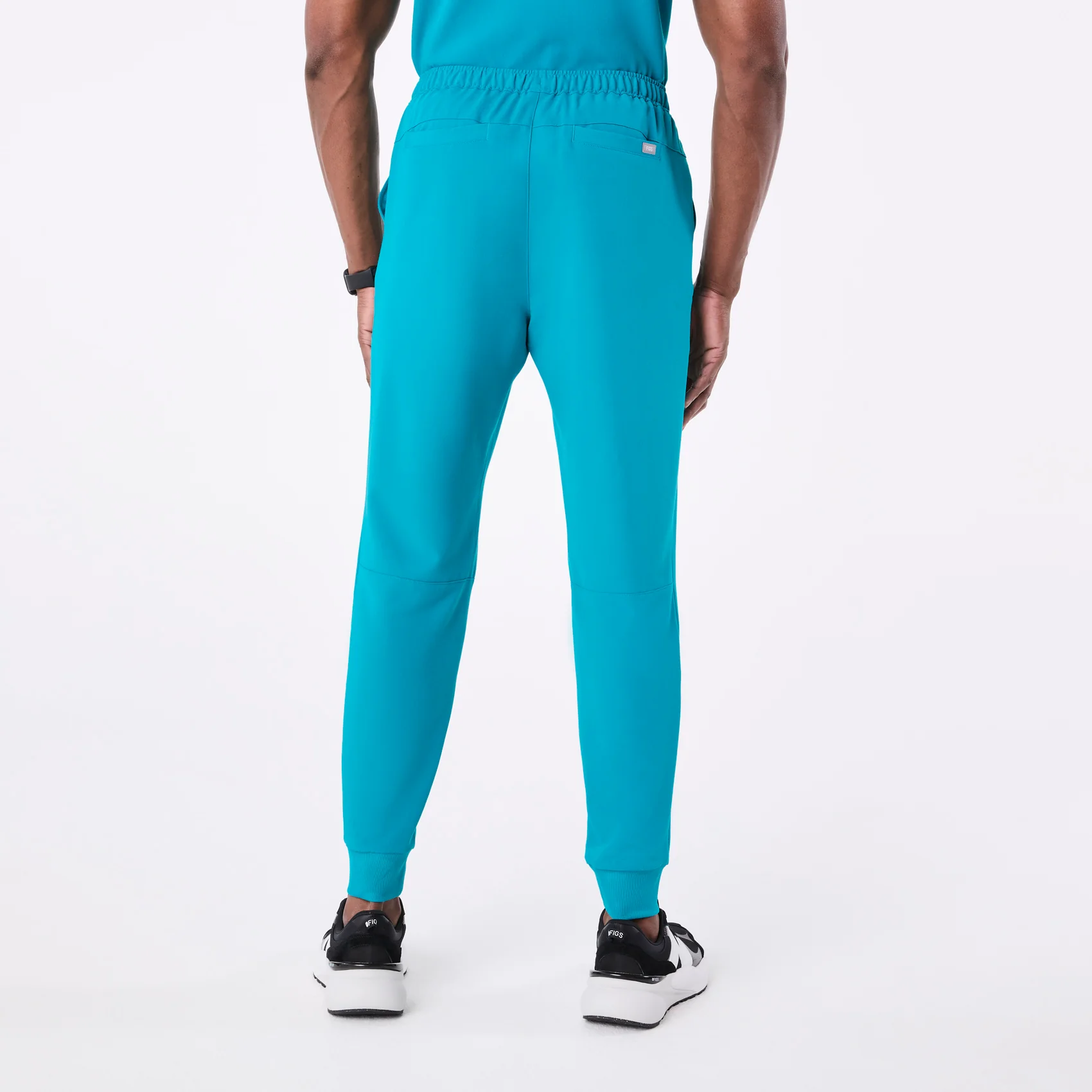 men's Teal Tansen - Short Jogger Scrub Pant™ - Image 4