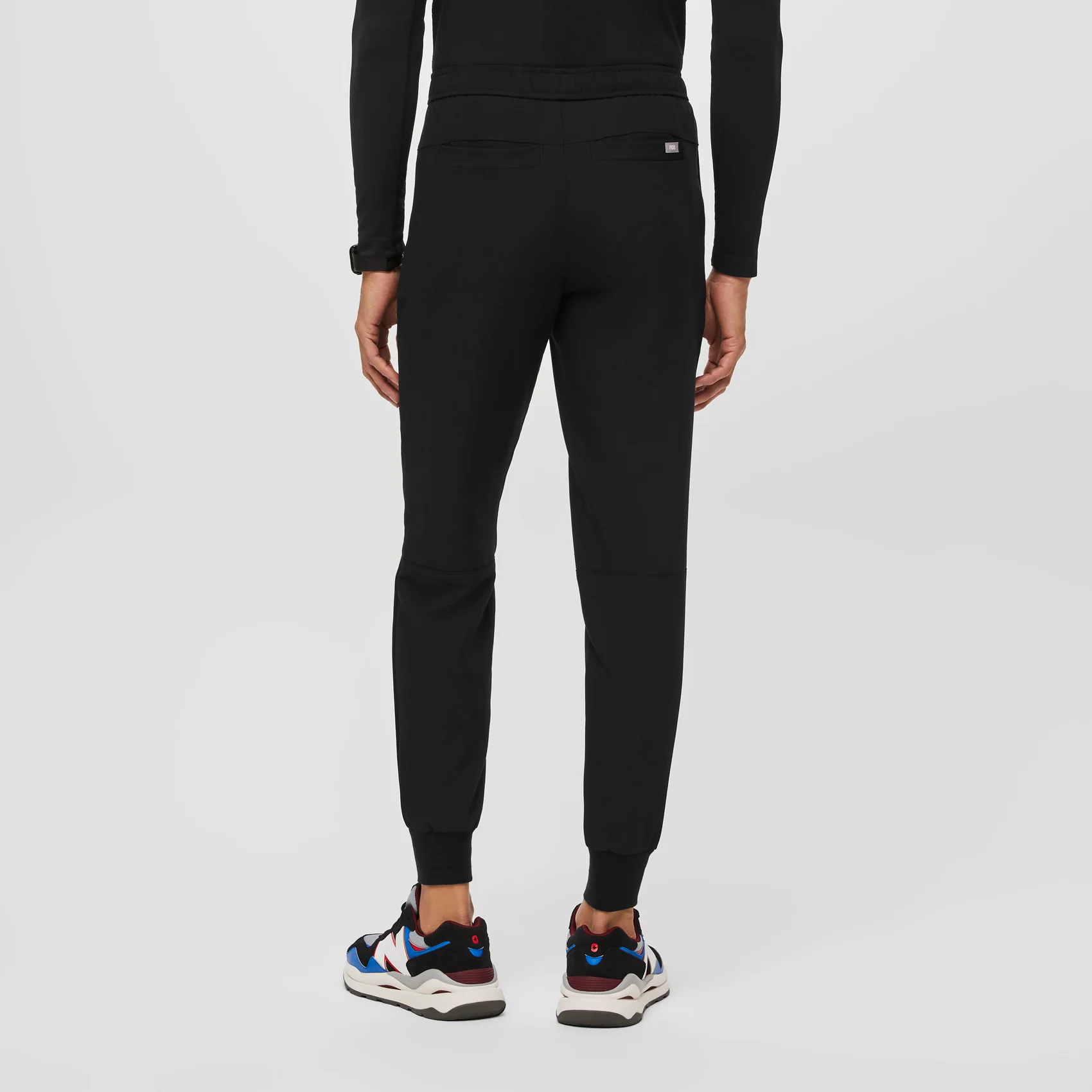 Men's Black Tansen™ - Short Jogger Scrub Pants - Image 4