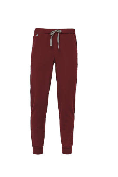 Men's Burgundy Tansen™ - Short Jogger Scrub Pants - Image 10