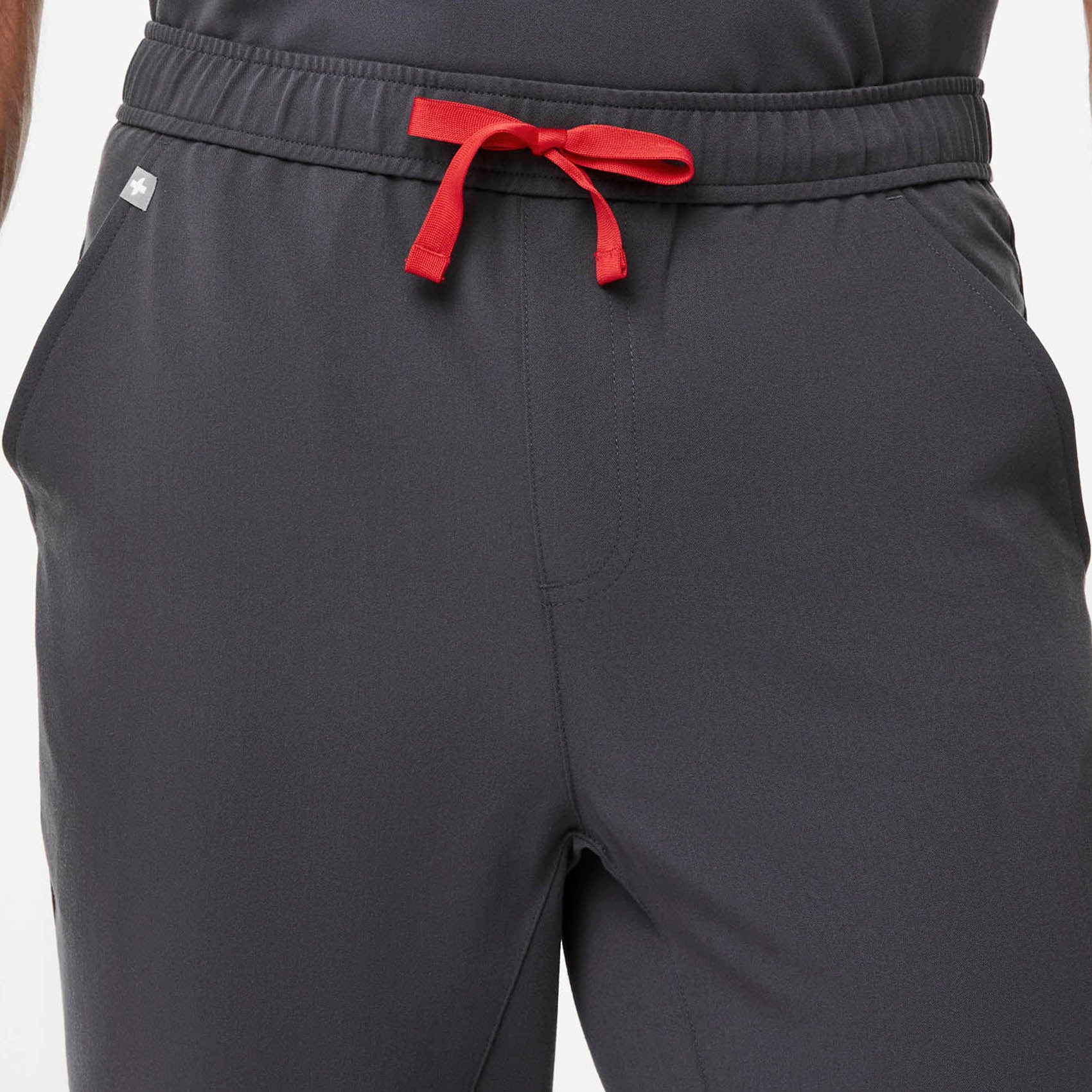 Men's Charcoal Tansen - Short Jogger Scrub Pants - Image 5