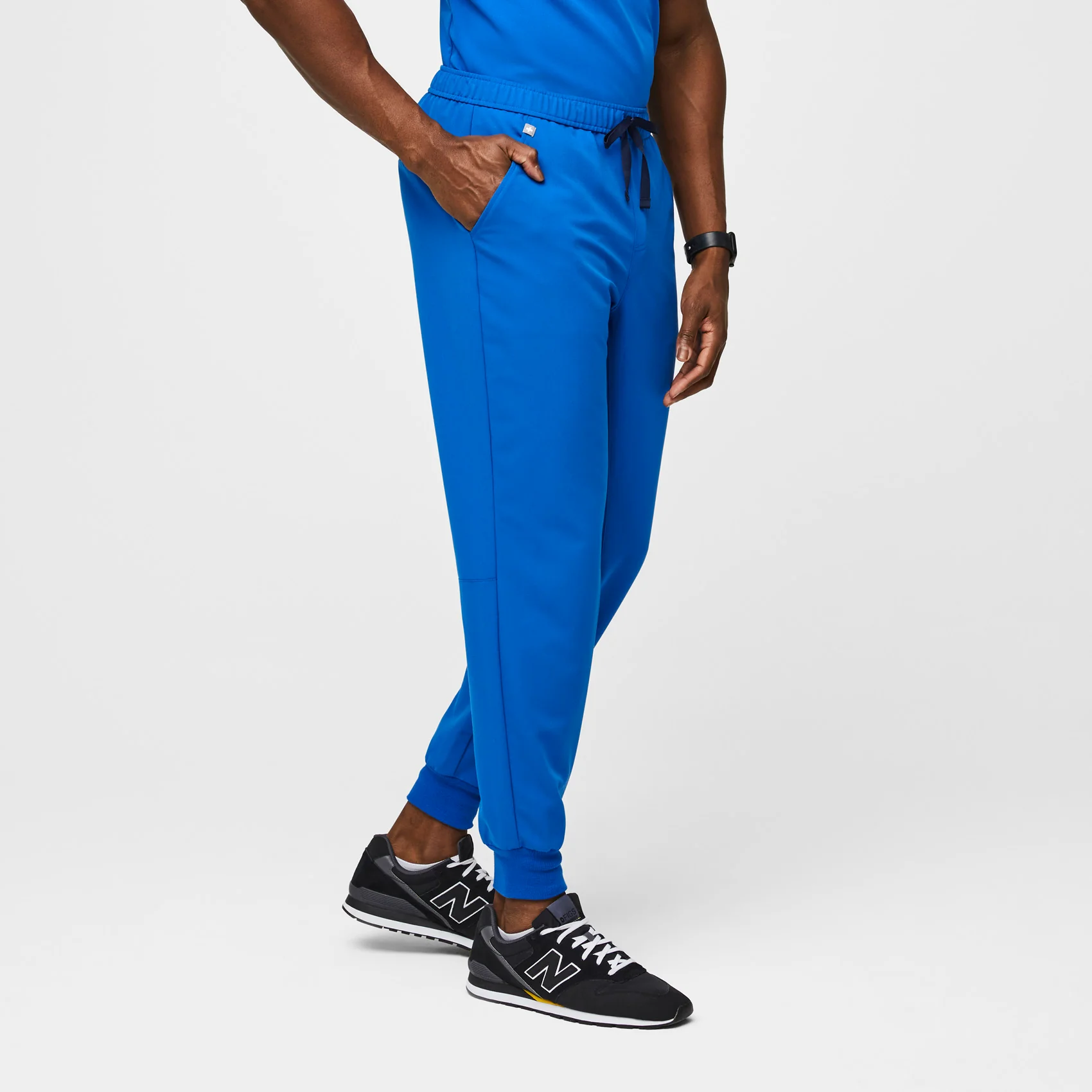 Men's Royal Blue Tansen™ - Short Jogger Scrub Pants - Image 3