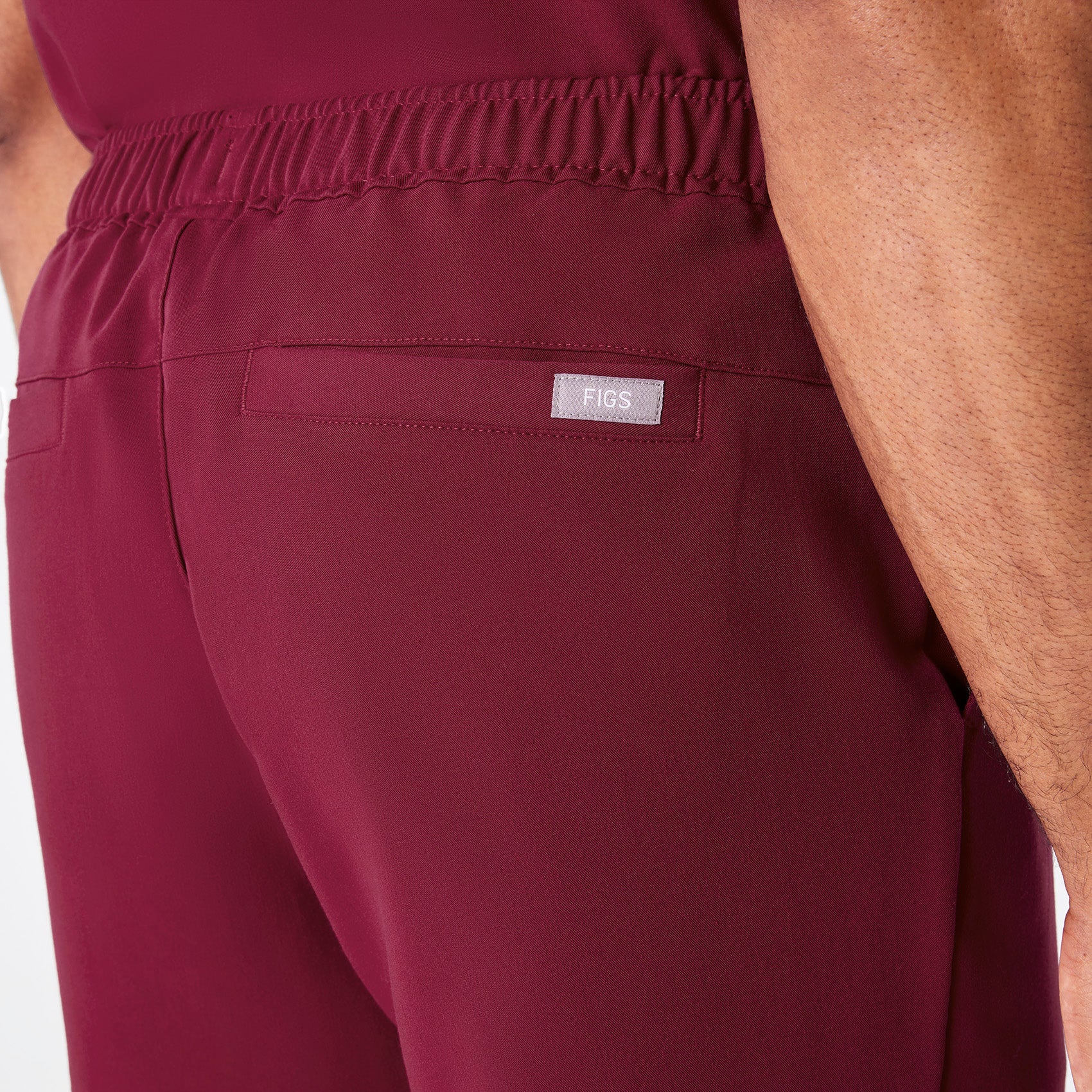 men's Deep Cranberry Tansen - Tall Jogger Scrub Pant™ - Image 7