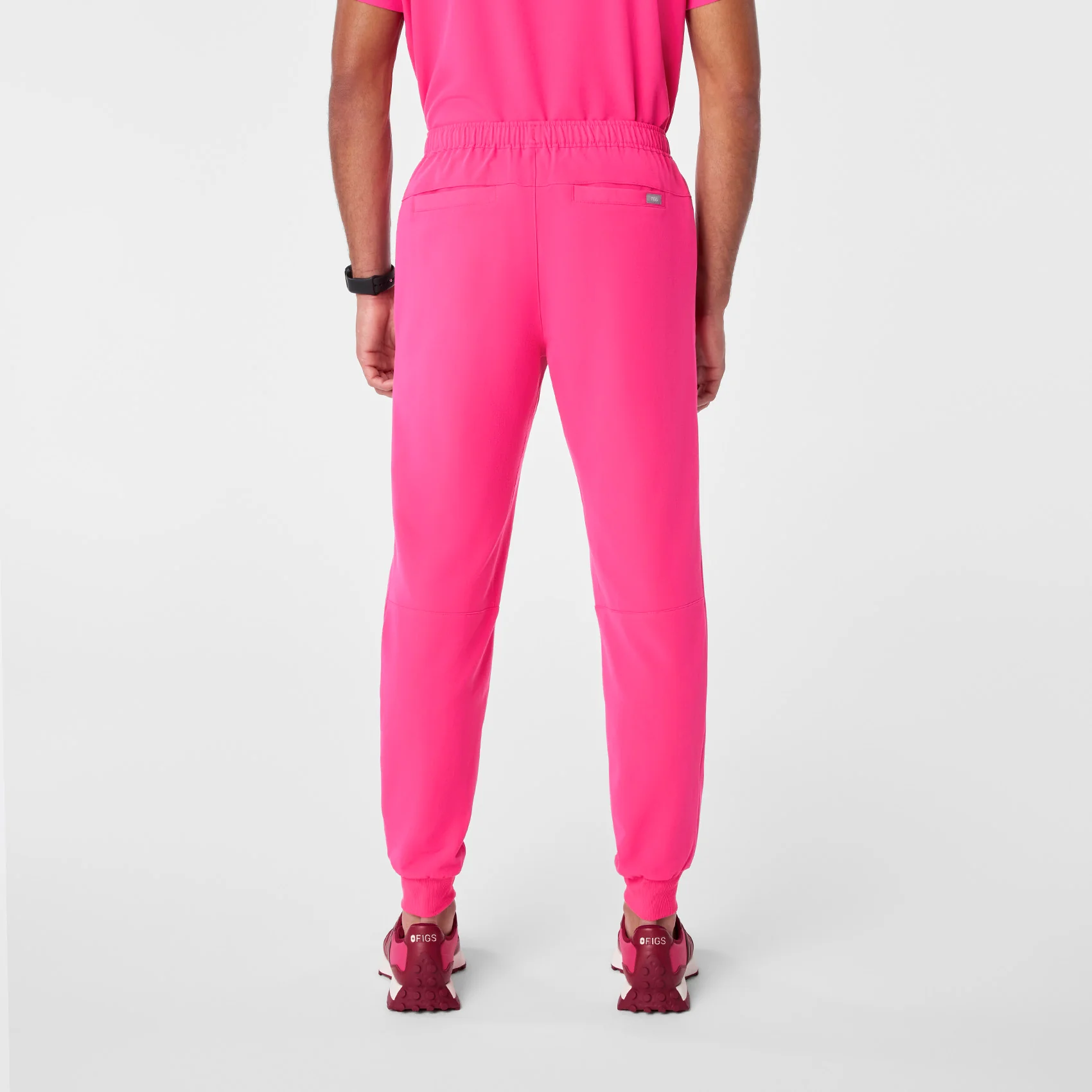 men's Shocking Pink Tansen - Tall Jogger Scrub Pant™ - Image 4