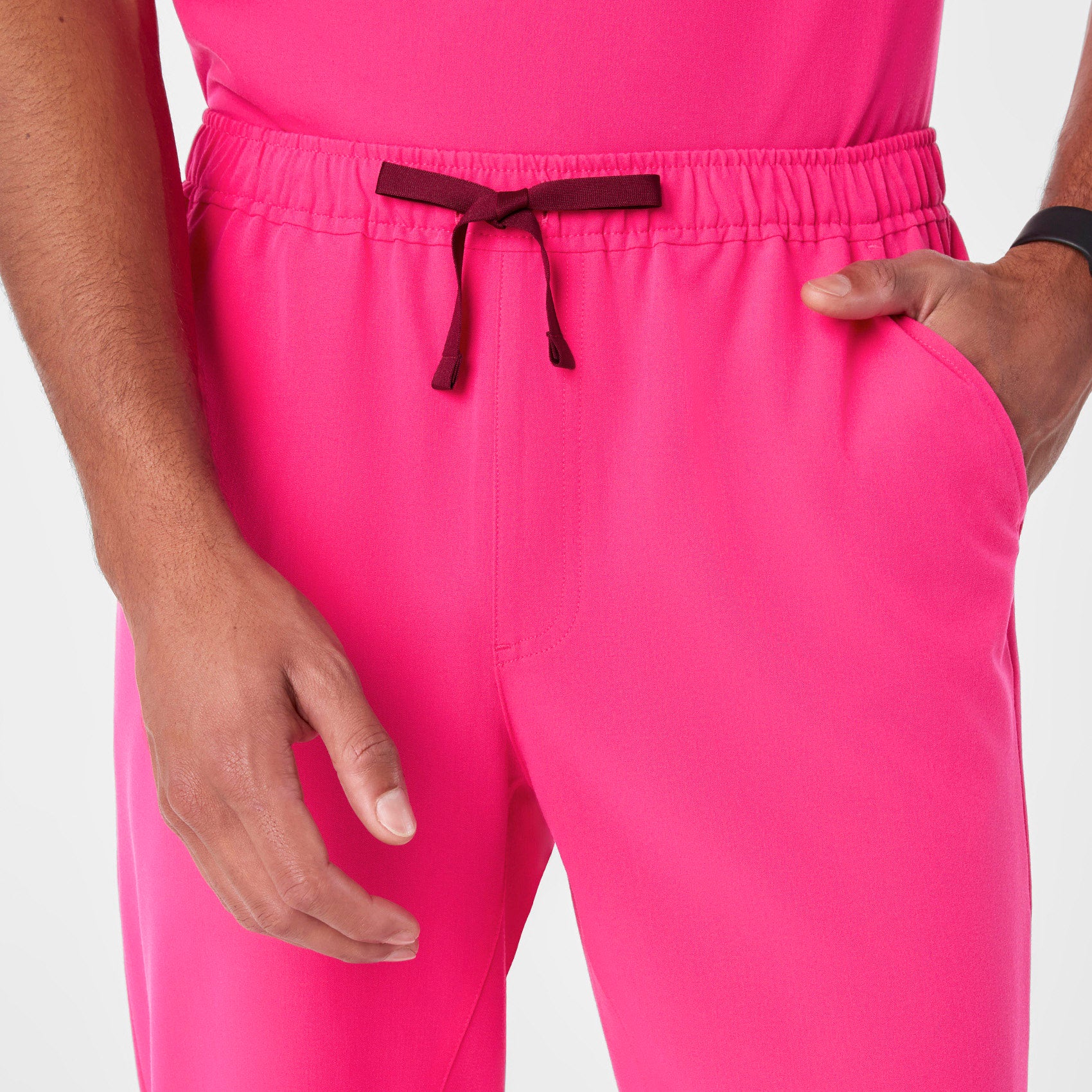 men's Shocking Pink Tansen - Tall Jogger Scrub Pant™ - Image 5