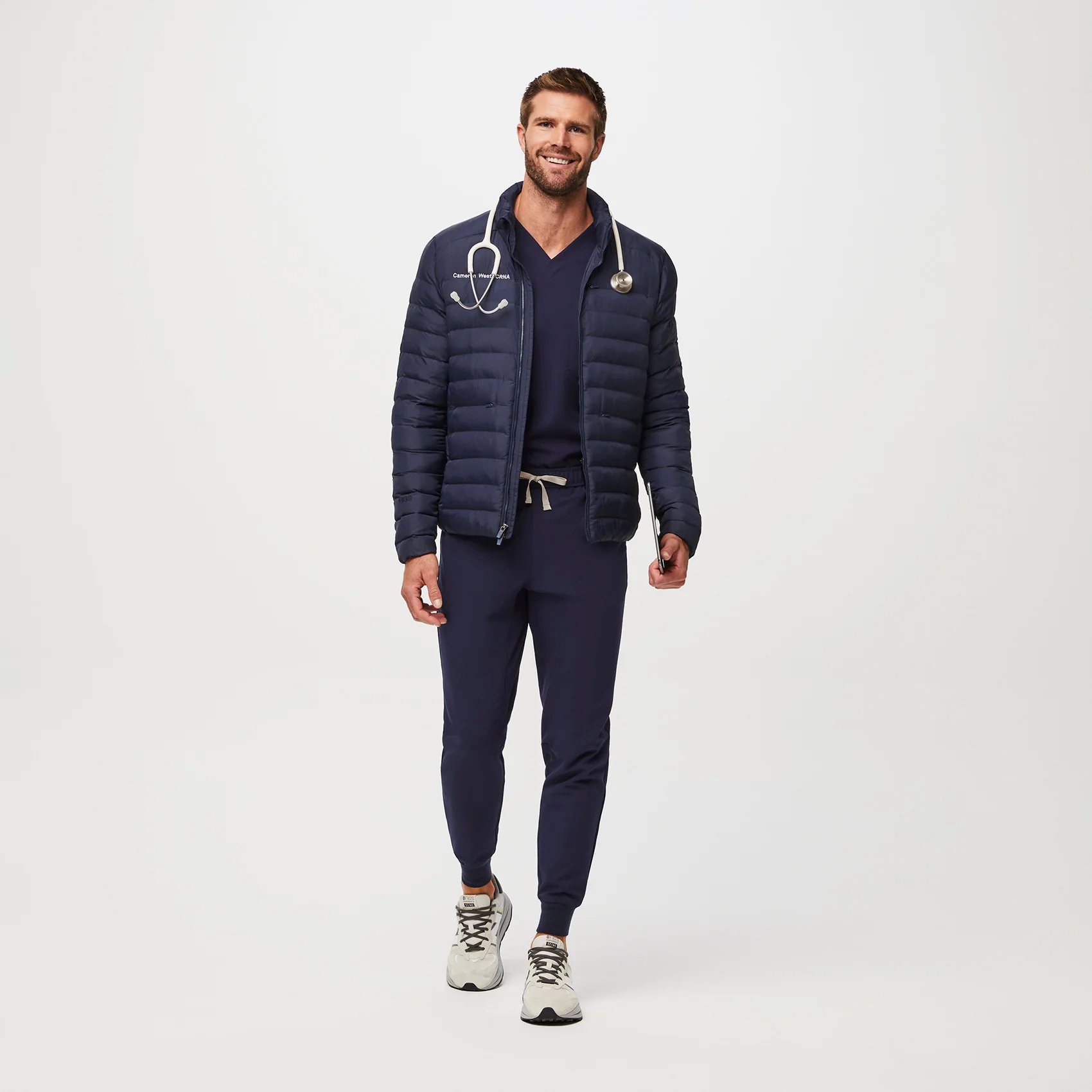 Men's Navy Tansen⢠- Tall Jogger Scrub Pants - Image 2