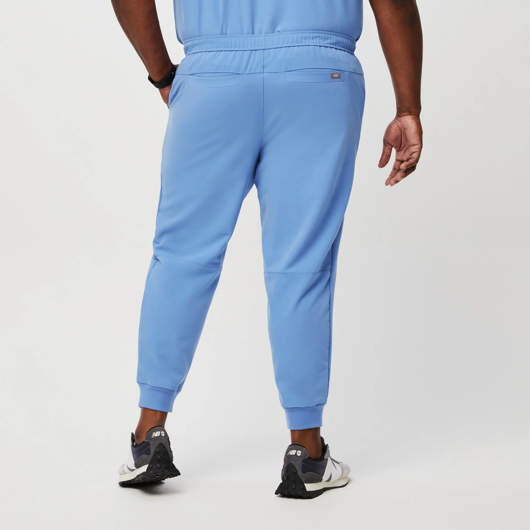 men's Ceil Blue Tansen™ - Tall Jogger Scrub Pants (3XL - 6XL) - Image 5