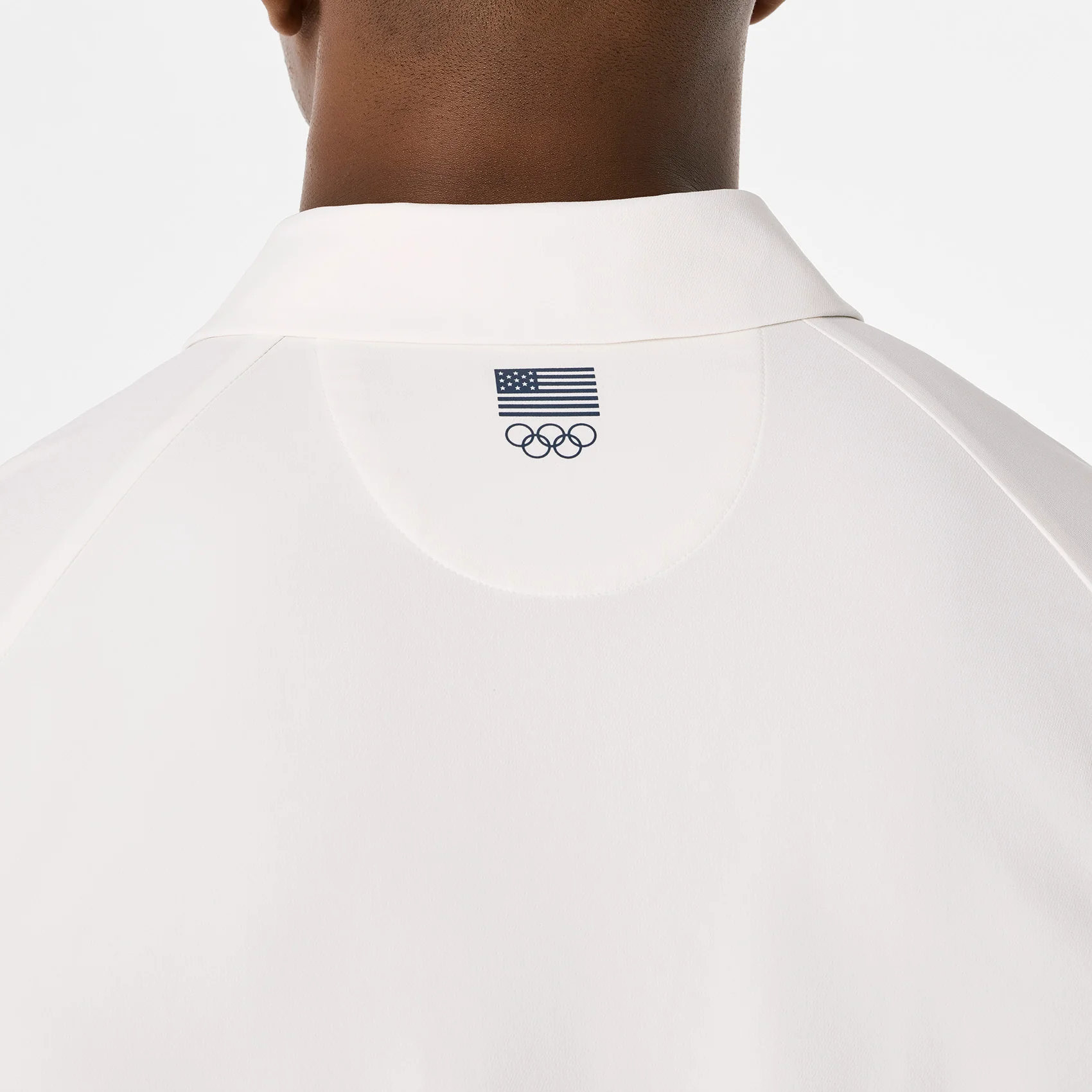 men's Off White FIGS x Team USA FIBREx Polo - Scrub Top - Image 5