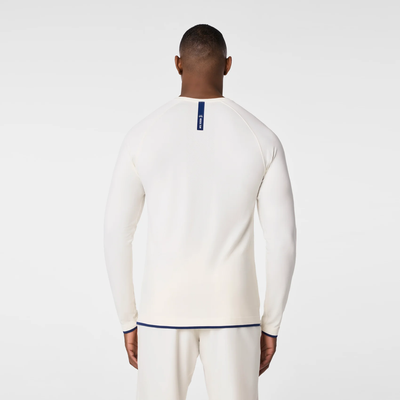 men's Off White FIGS x Team USA Makato Seamless - Longsleeve Underscrub - Image 4