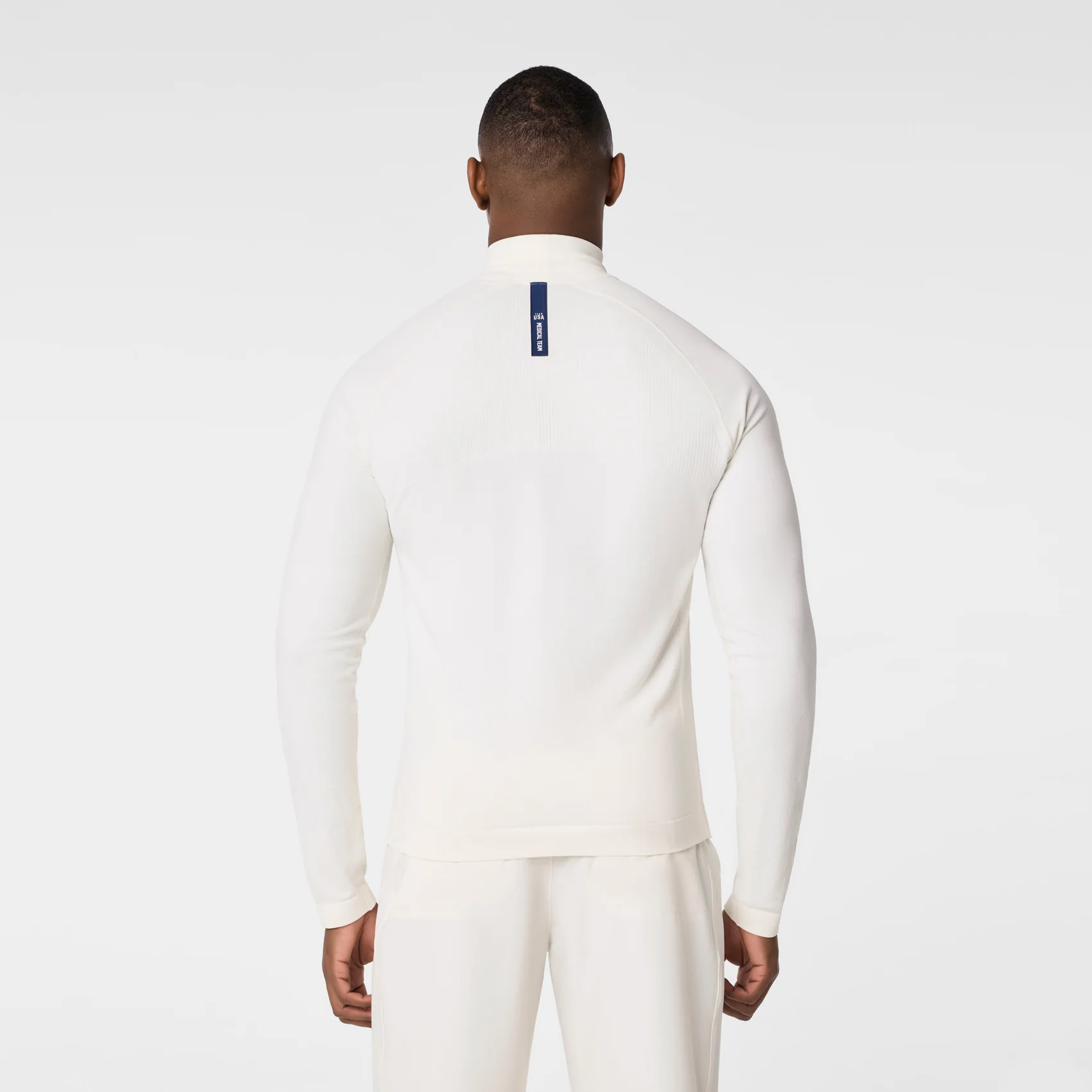 men's Off White FIGS x Team USA Mock Neck - Longsleeve Underscrub - Image 4