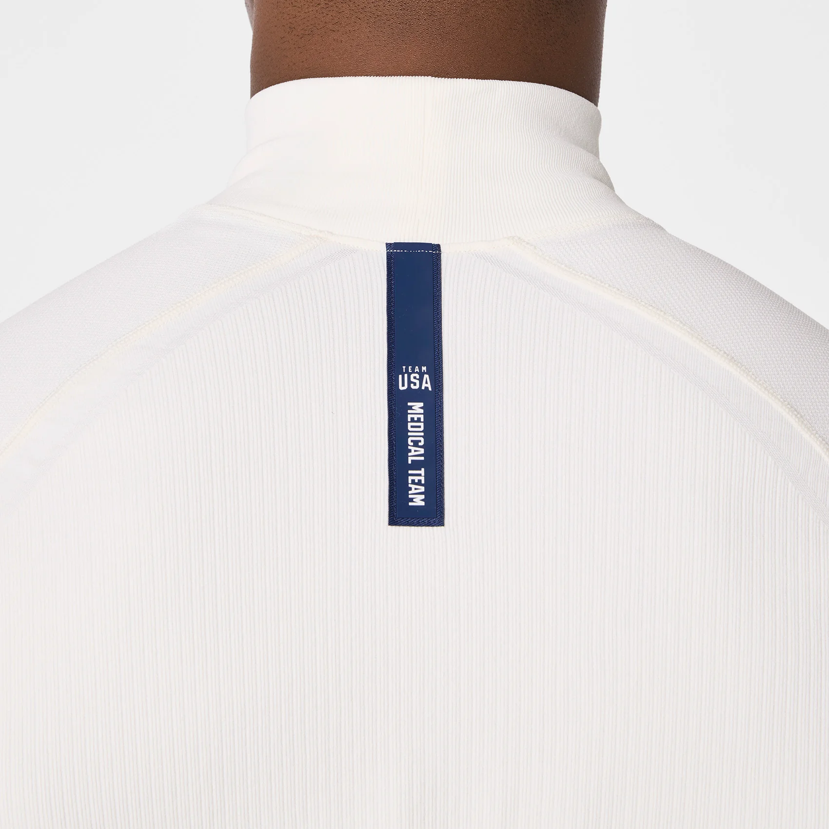 men's Off White FIGS x Team USA Mock Neck - Longsleeve Underscrub - Image 5