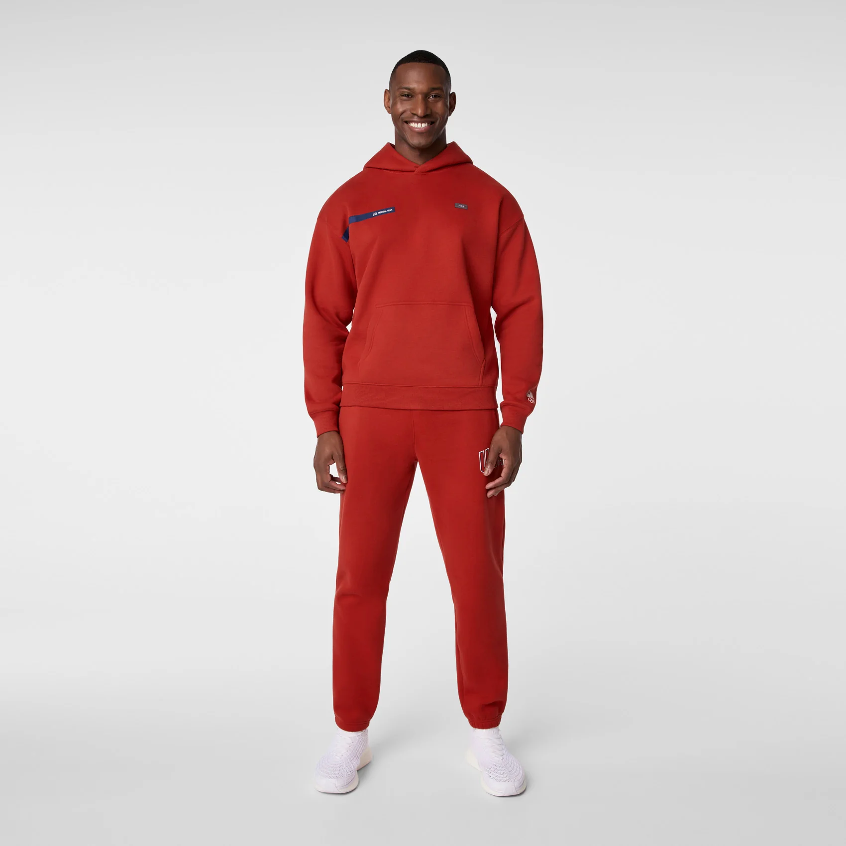 men's Team USA Red FIGS x Team USA Off-Shift - Hoodie Sweatshirt™ - Image 3