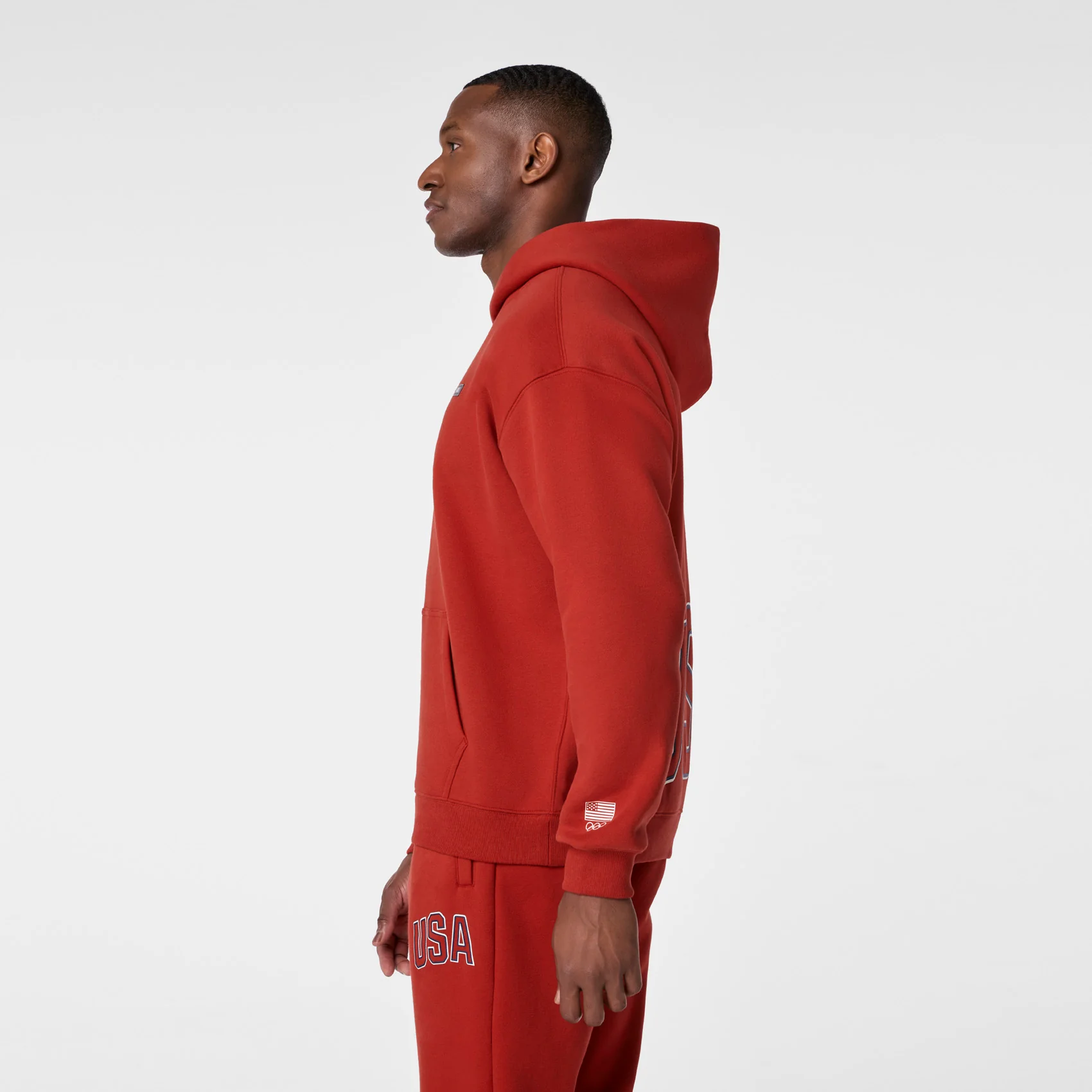 men's Team USA Red FIGS x Team USA Off-Shift - Hoodie Sweatshirt™ - Image 4