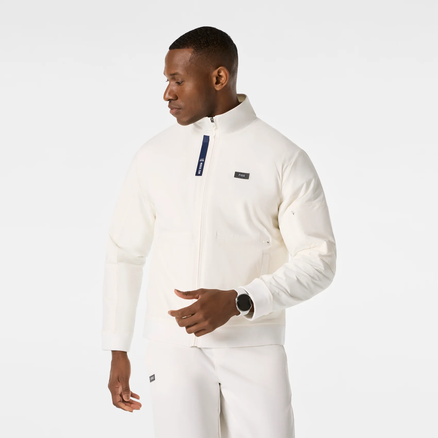men's Off White FIGS x Team USA On-Shift - Float Bomber Jacket™ - Image 3