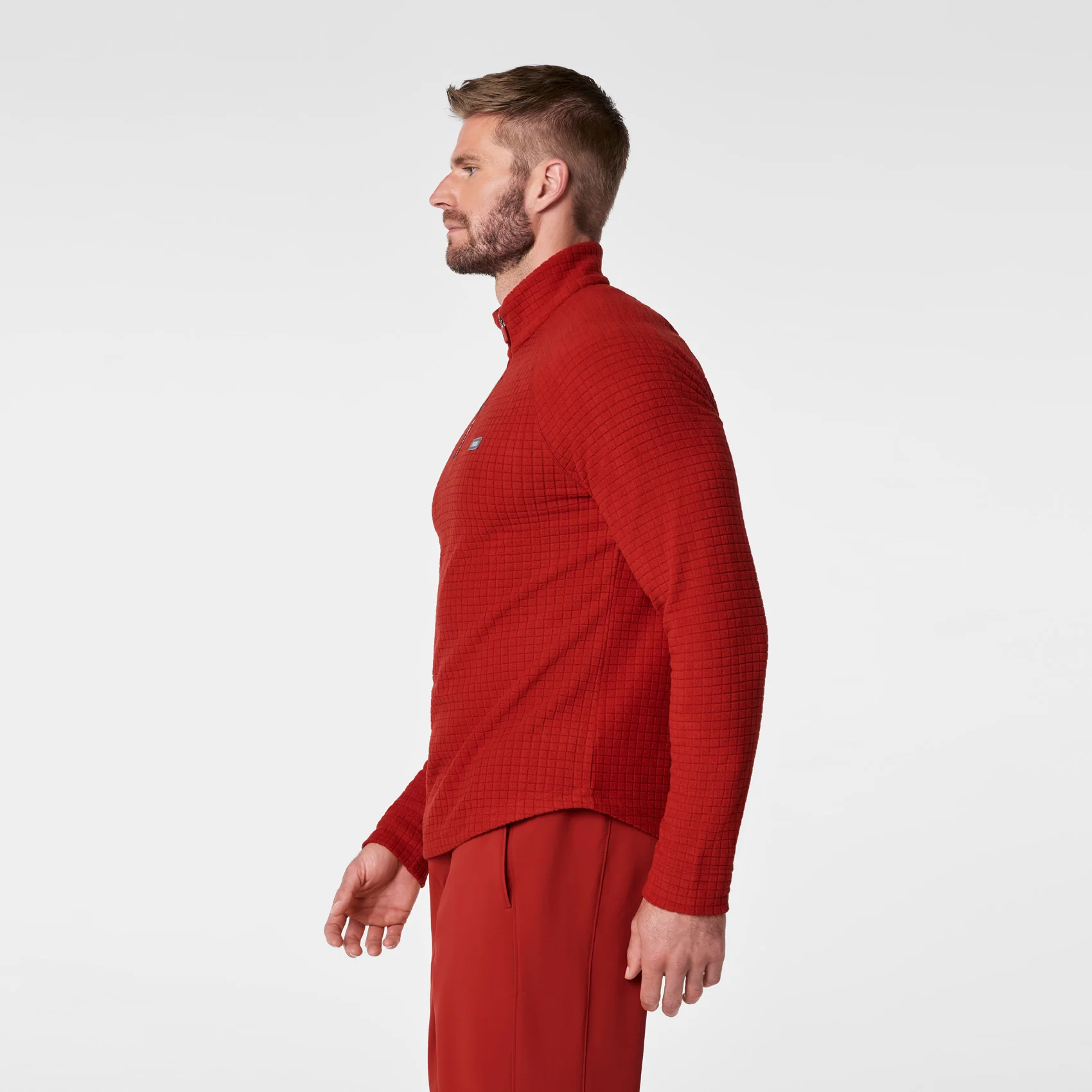 men's Team USA Red FIGS x Team USA On-Shift - Fleece ¼ Zip Top™ - Image 4