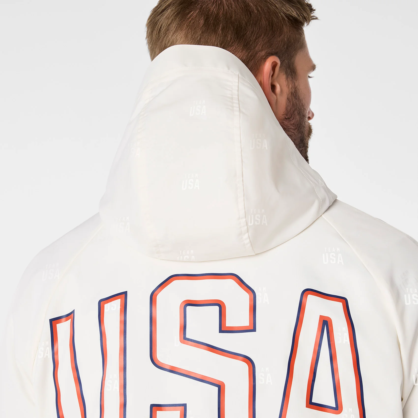 men's Off White FIGS x Team USA On-Shift Stadium Jacket™ - Image 10