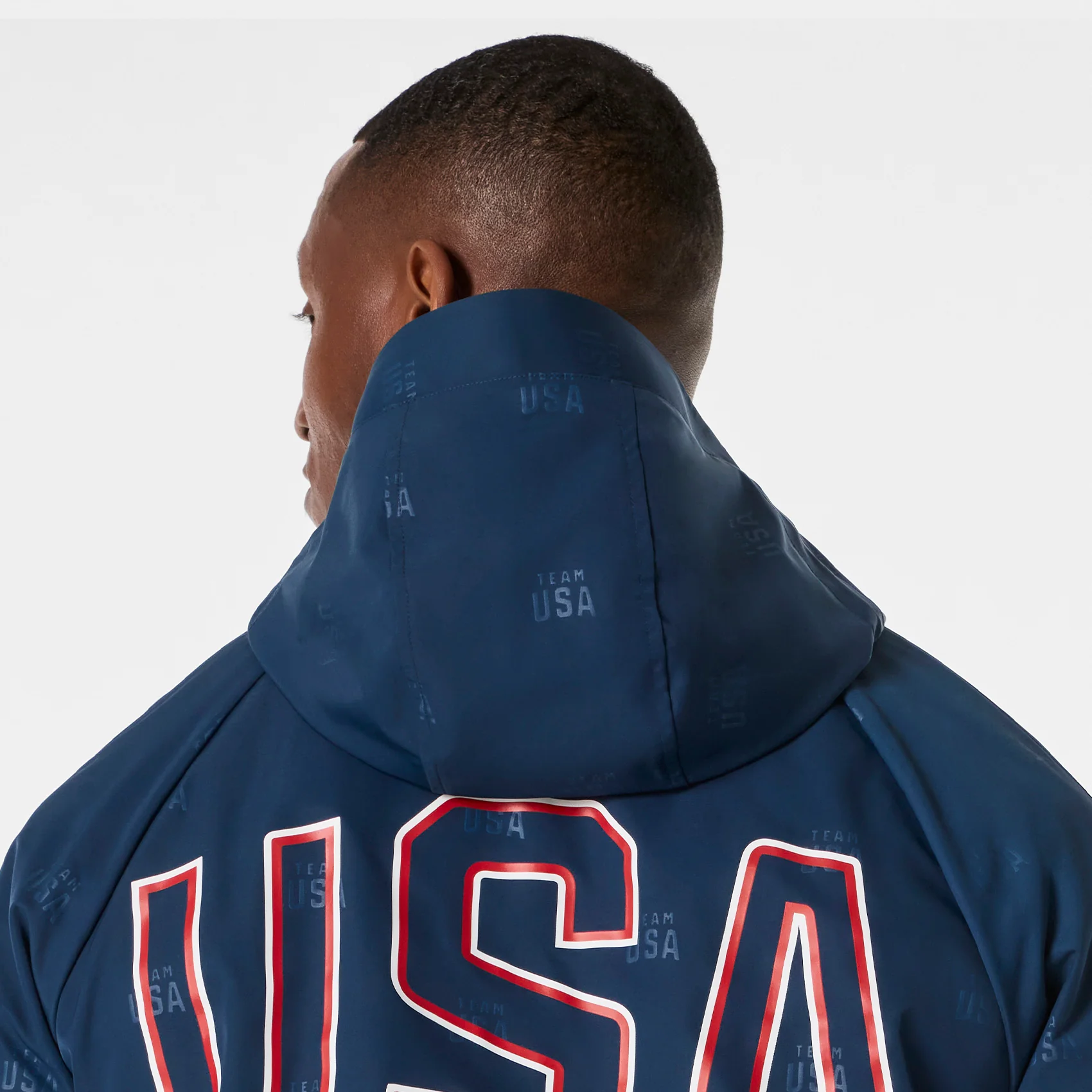 men's Team USA Blue FIGS x Team USA On-Shift Stadium Jacket™ - Image 8