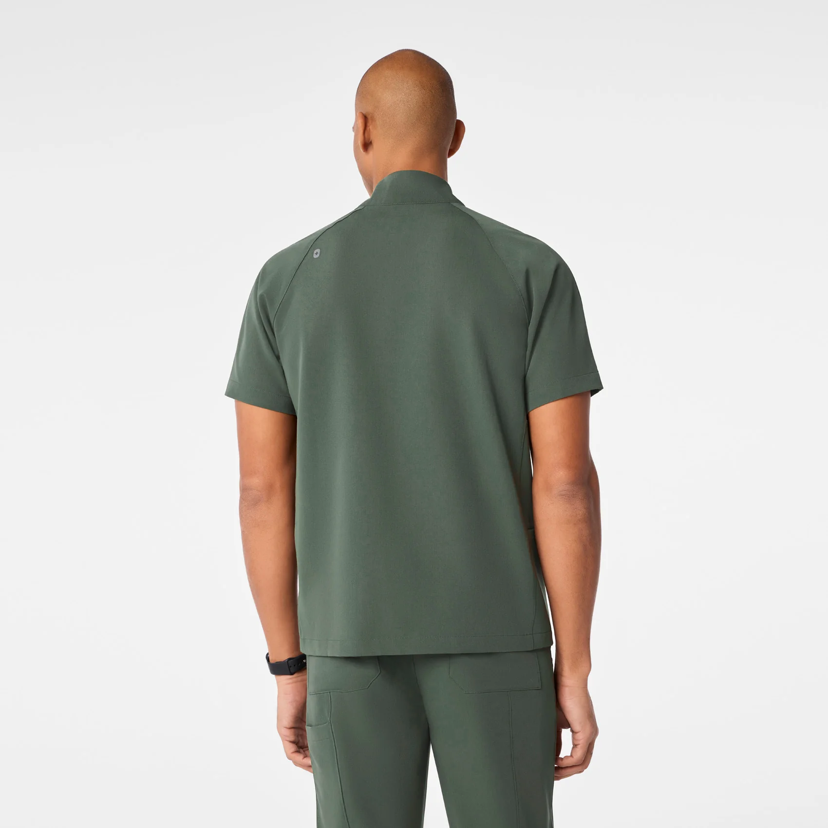 men's Moss Timmons - Mock Neck ¼ Zip Scrub Top - Image 5