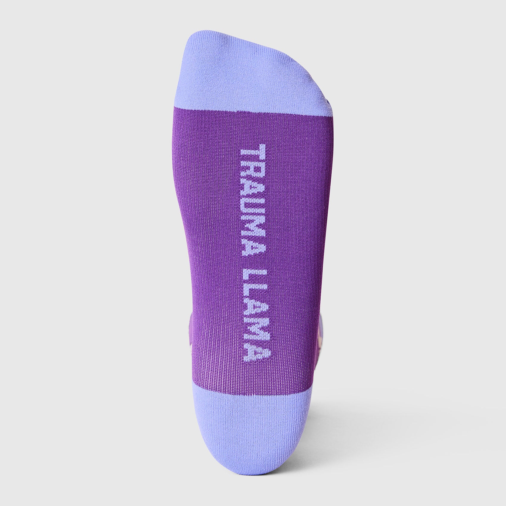 men's Digital Grape Trauma Llama - Compression Socks - Image 2