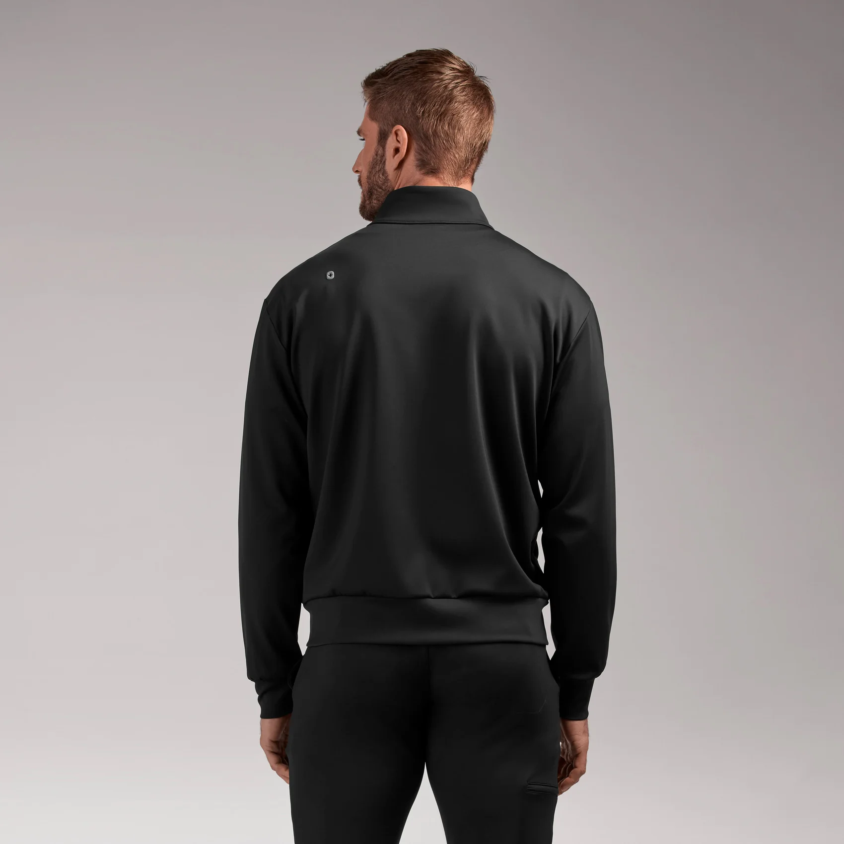 men's Black Varzo FORMx Relaxed -  Scrub Jacket™ - Image 4