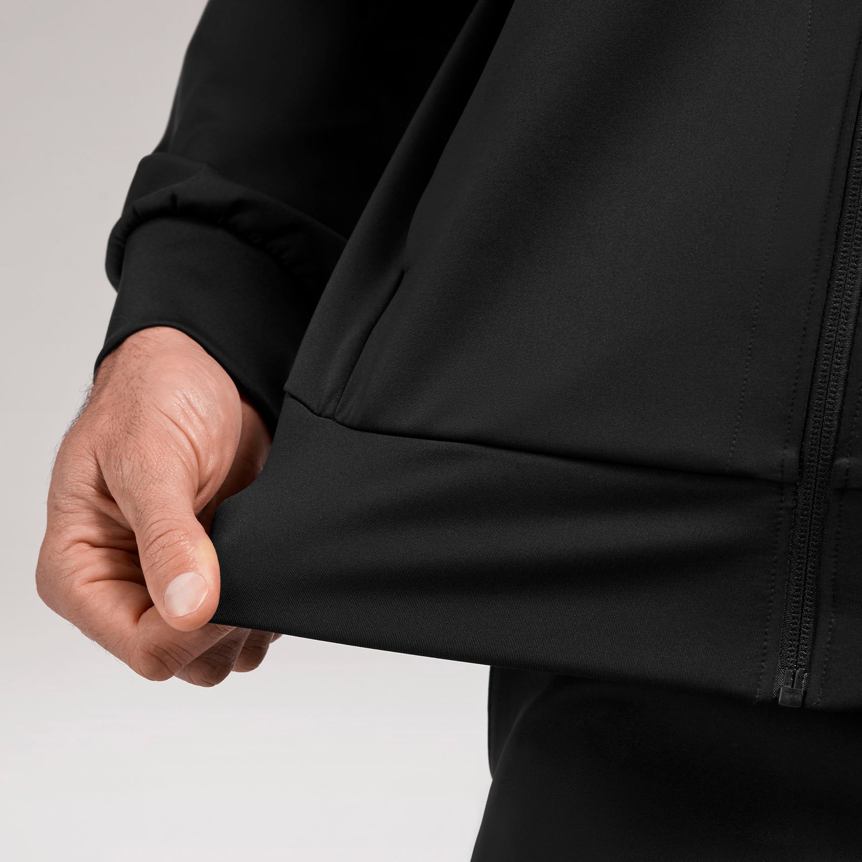 men's Black Varzo FORMx Relaxed -  Scrub Jacket™ - Image 8