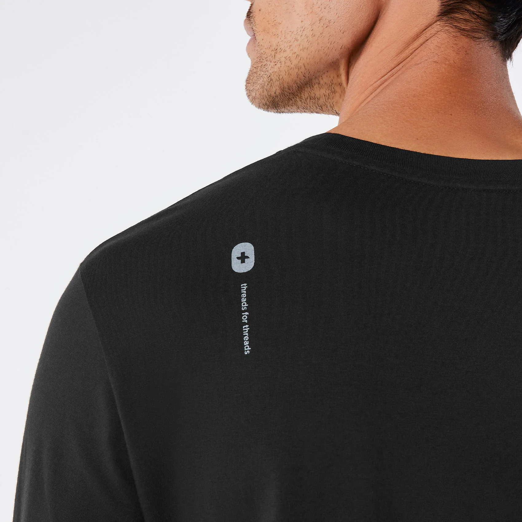 men's Black VEG Supersoft - Longsleeve Underscrub - Image 5