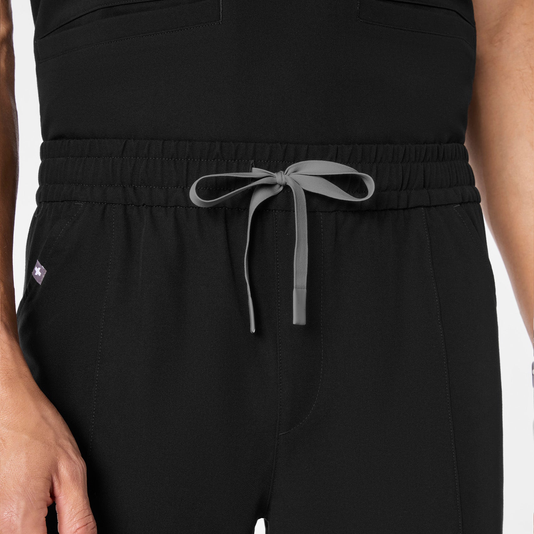 men's Black Vernon - Tall Relaxed Straight Leg Scrub Pant - Image 5