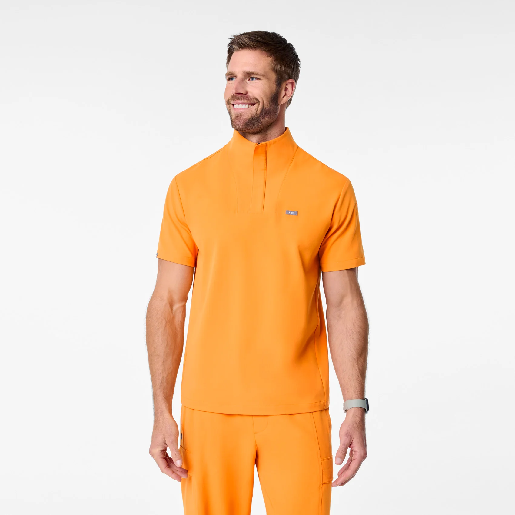 men's Creamsicle Walden Mock Neck - Scrub Top