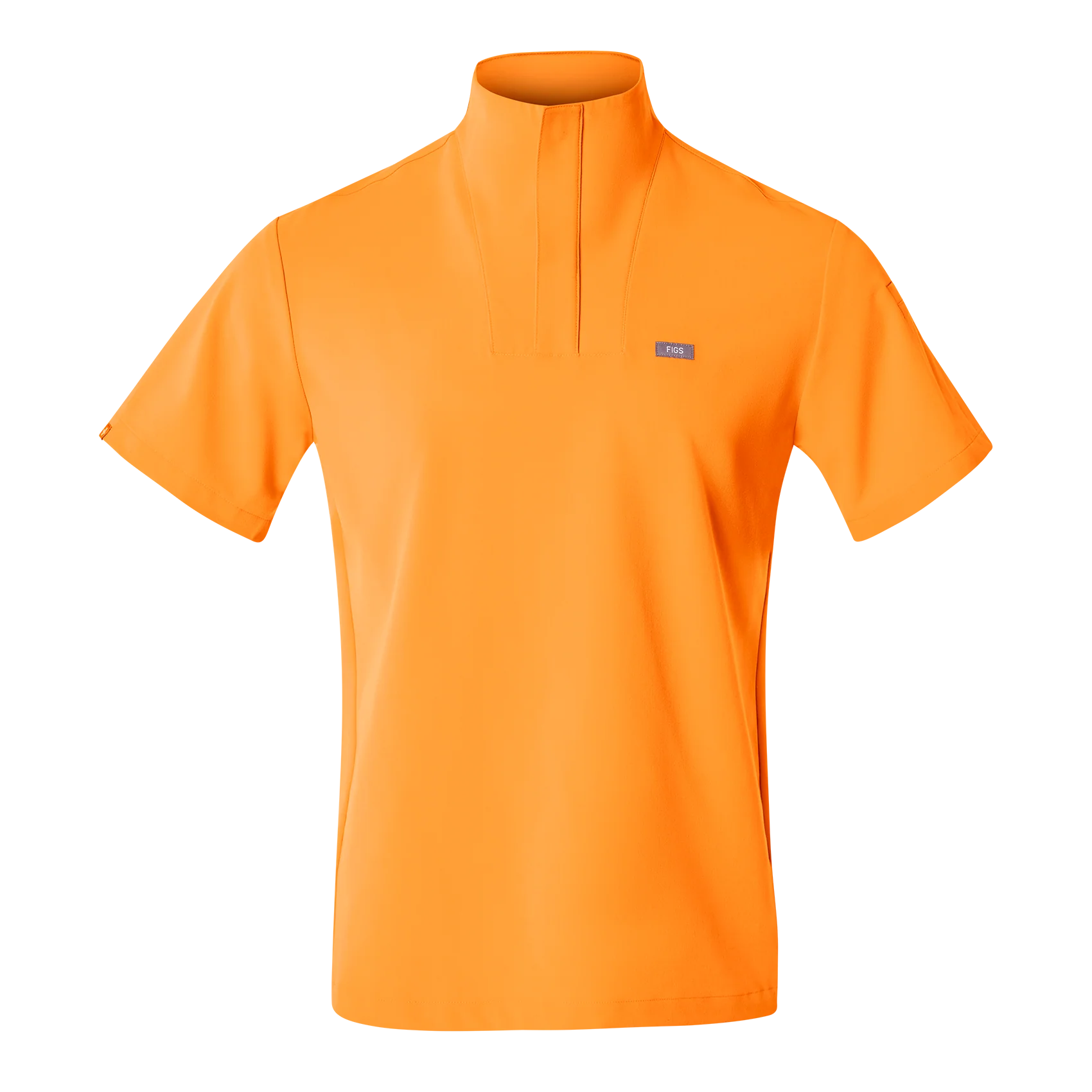 men's Creamsicle Walden Mock Neck - Scrub Top - Image 8