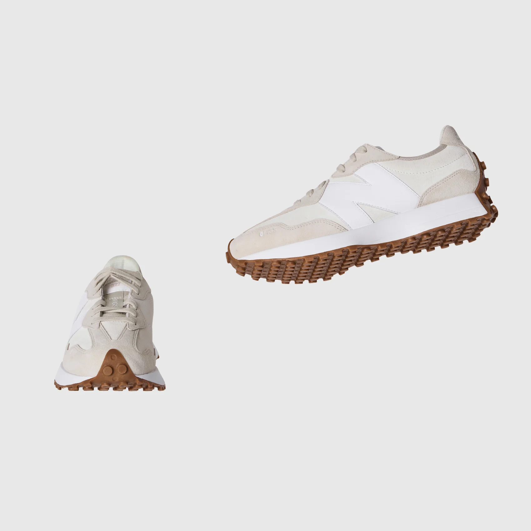 unisex Cream FIGS | New Balance 327 - Image 5