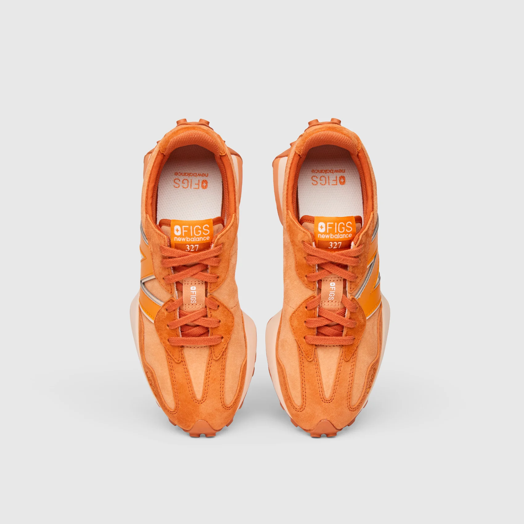 unisex Creamsicle FIGS | New Balance 327 - Image 2
