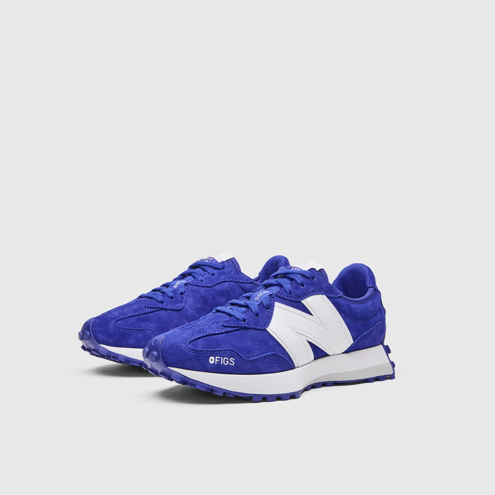 unisex Deep Royal Blue FIGS | New Balance 327