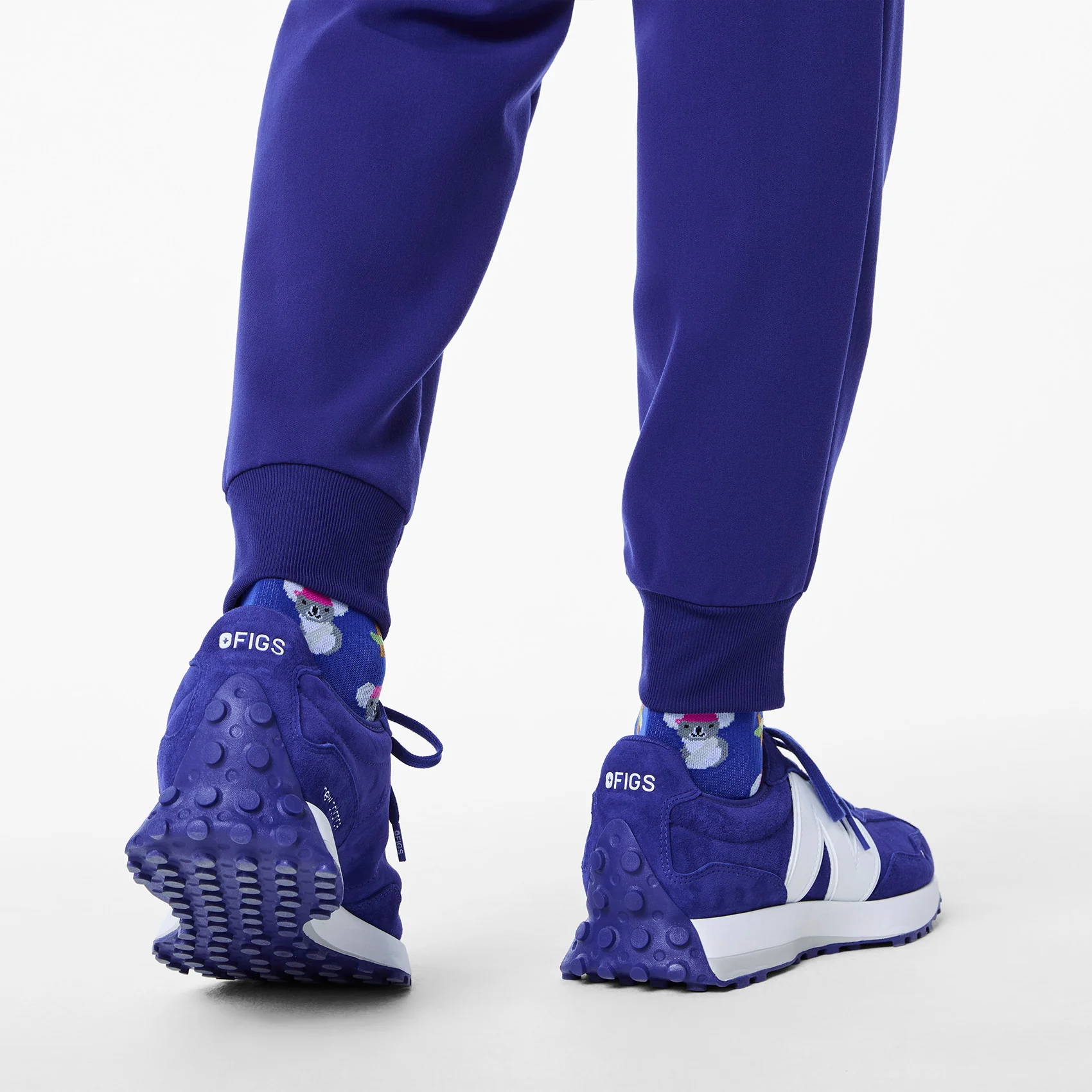 unisex Deep Royal Blue FIGS | New Balance 327 - Image 11