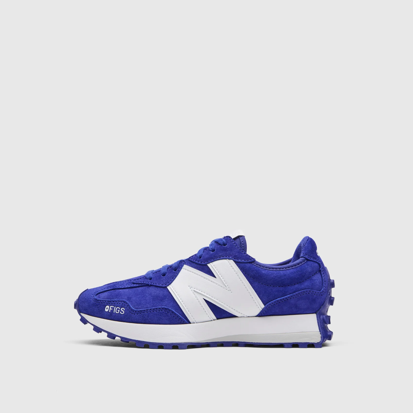 unisex Deep Royal Blue FIGS | New Balance 327 - Image 3