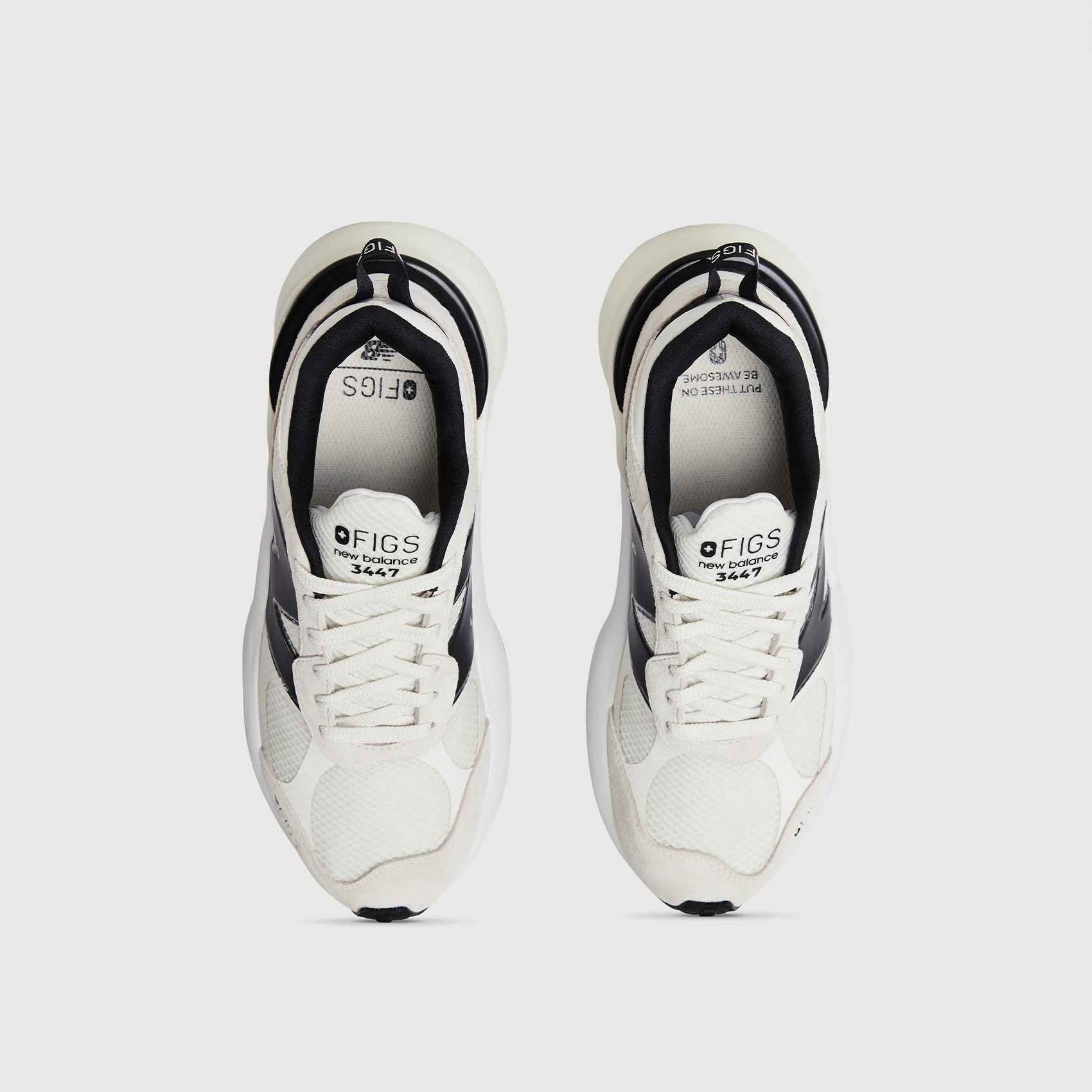 unisex Cream FIGS | New Balance 3447 - Image 2