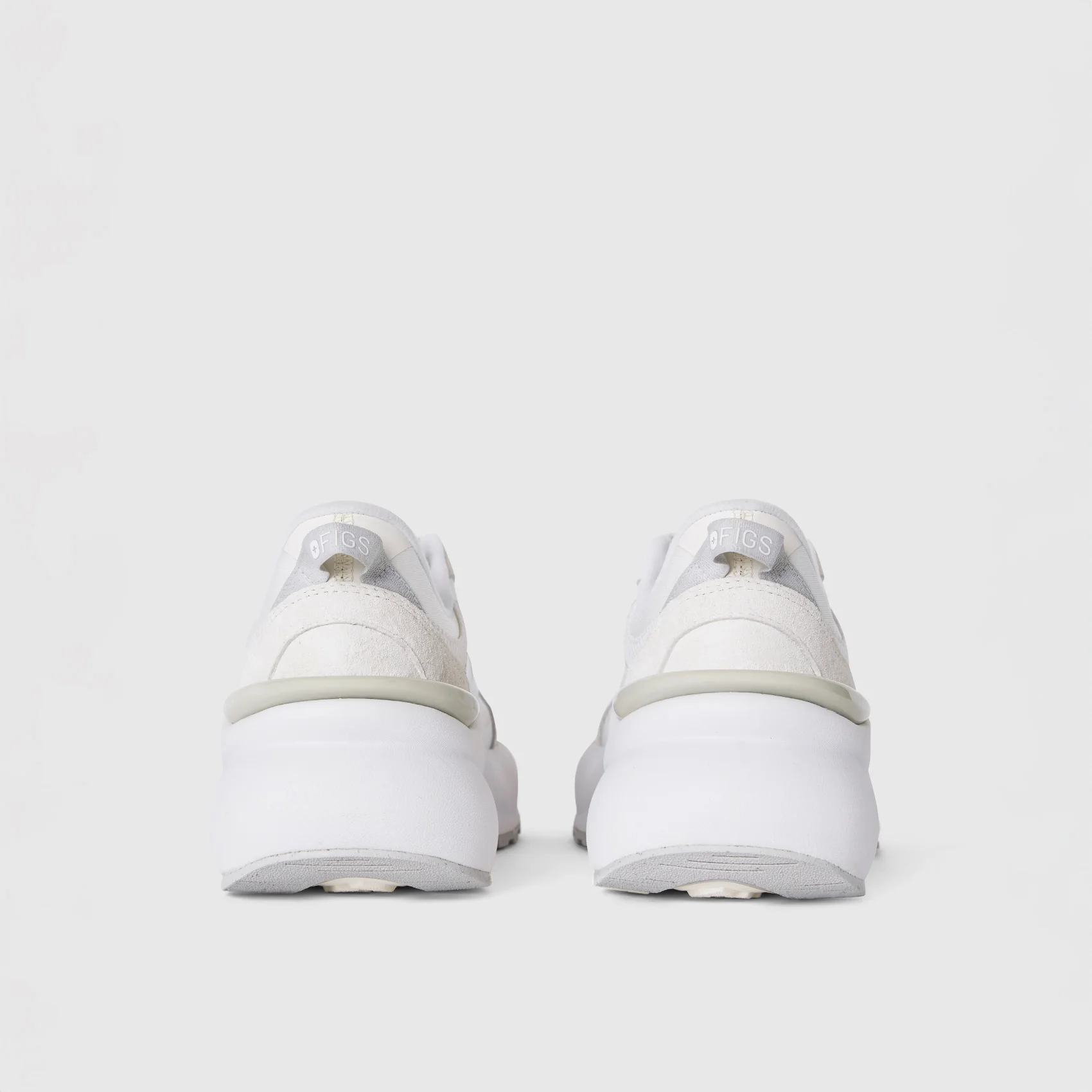 unisex Cream/Grey FIGS | New Balance 3447 - Image 4