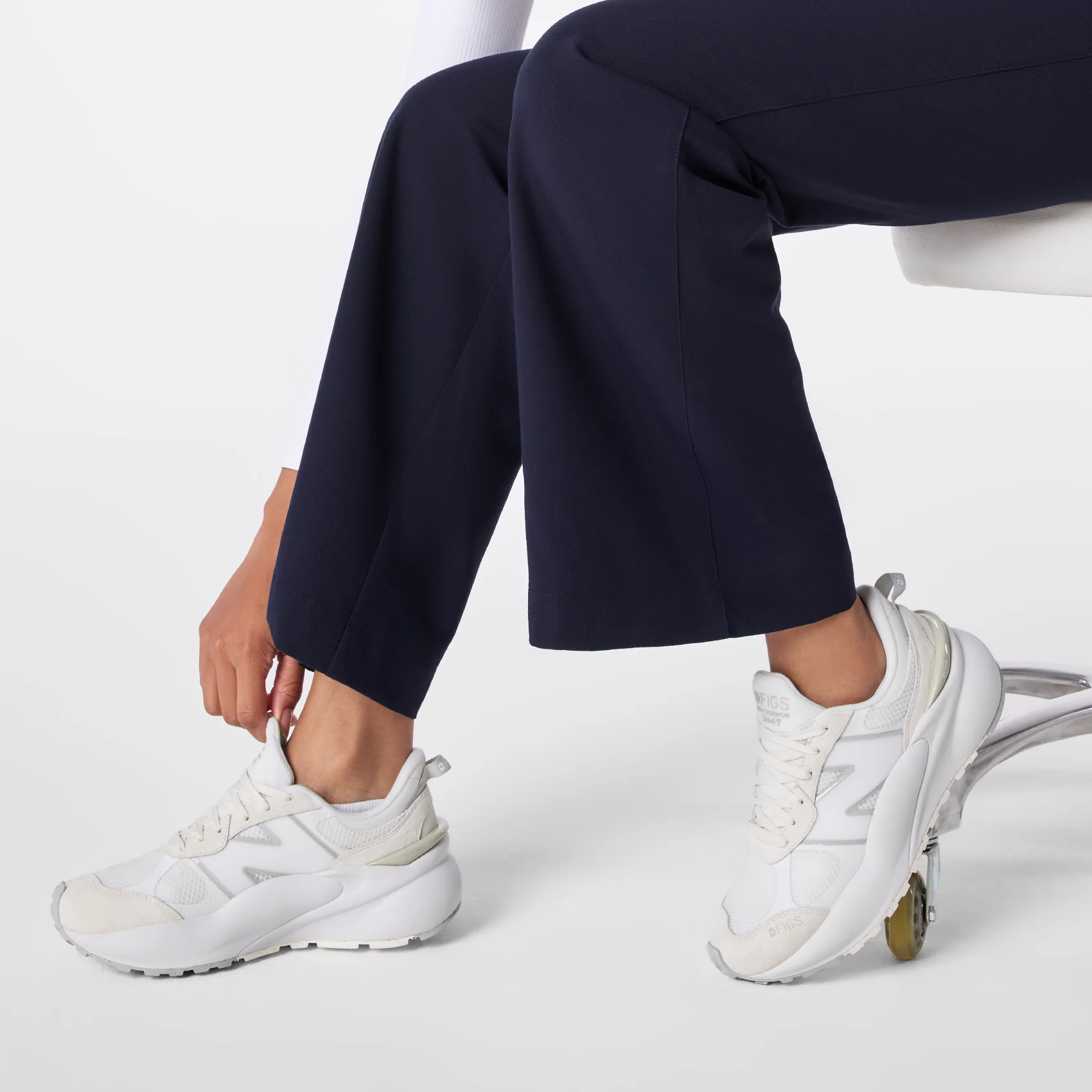 unisex Cream/Grey FIGS | New Balance 3447 - Image 7