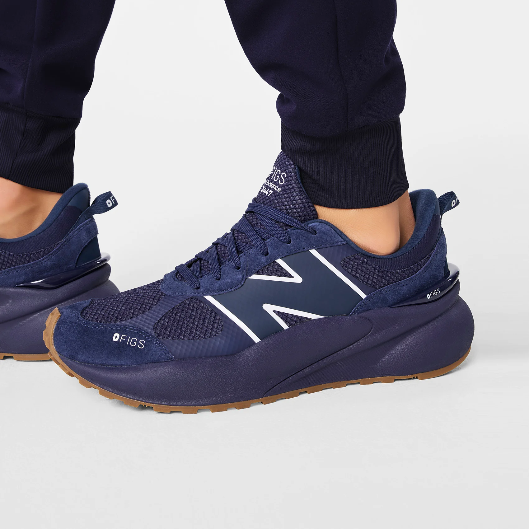 unisex Navy FIGS | New Balance 3447 - Image 8