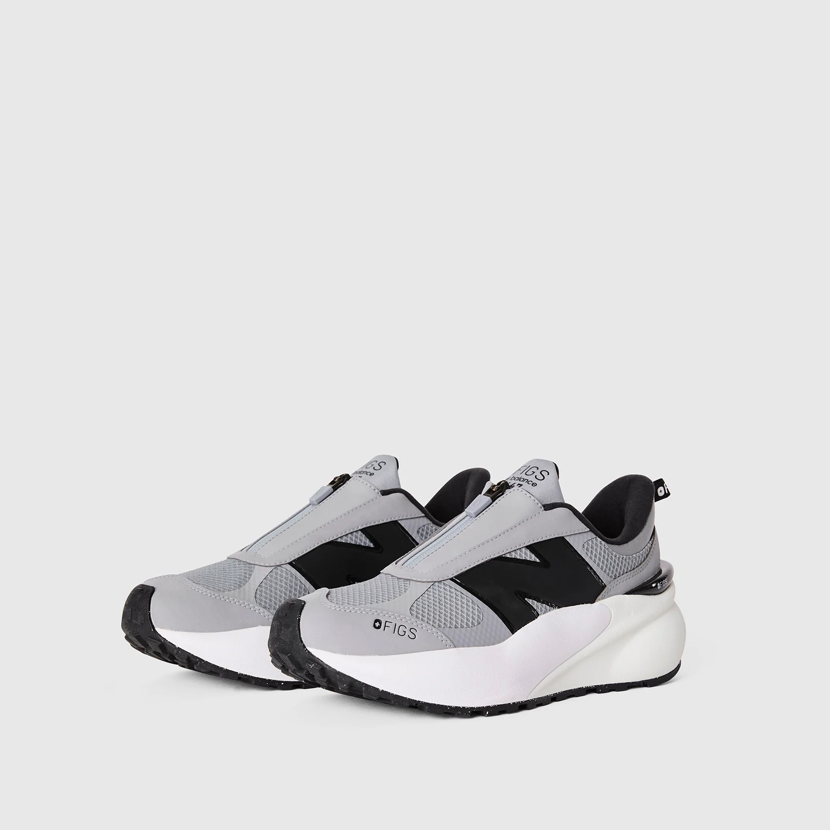 unisex Graphite FIGS | New Balance 3447 Zip