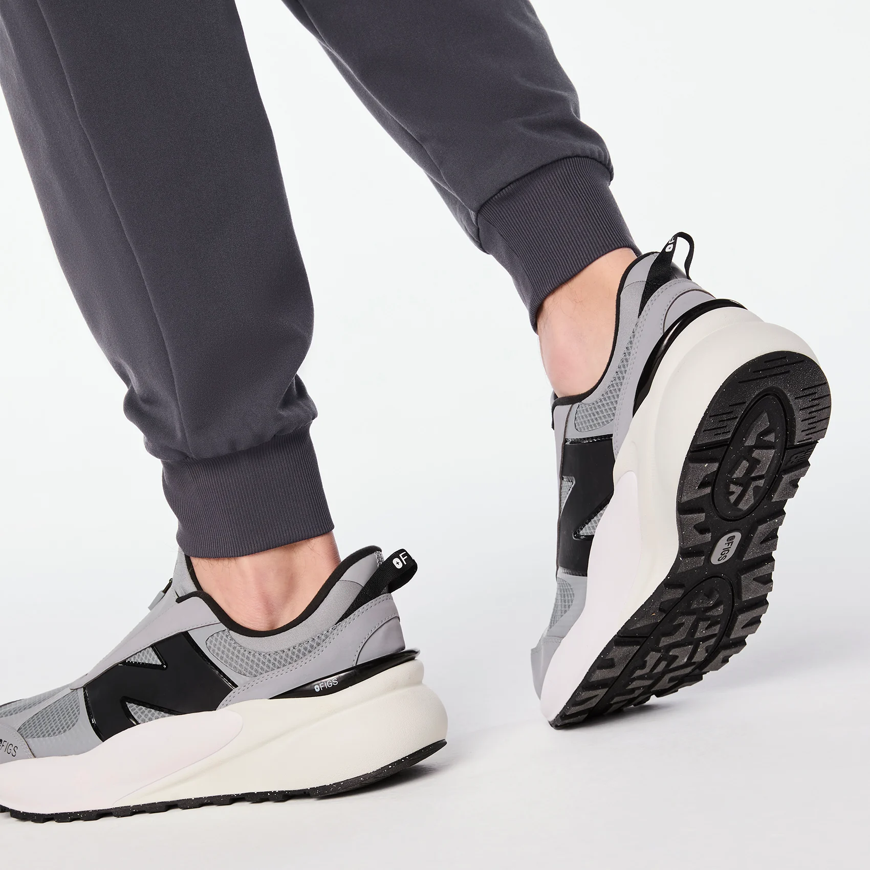unisex Graphite FIGS | New Balance 3447 Zip - Image 10