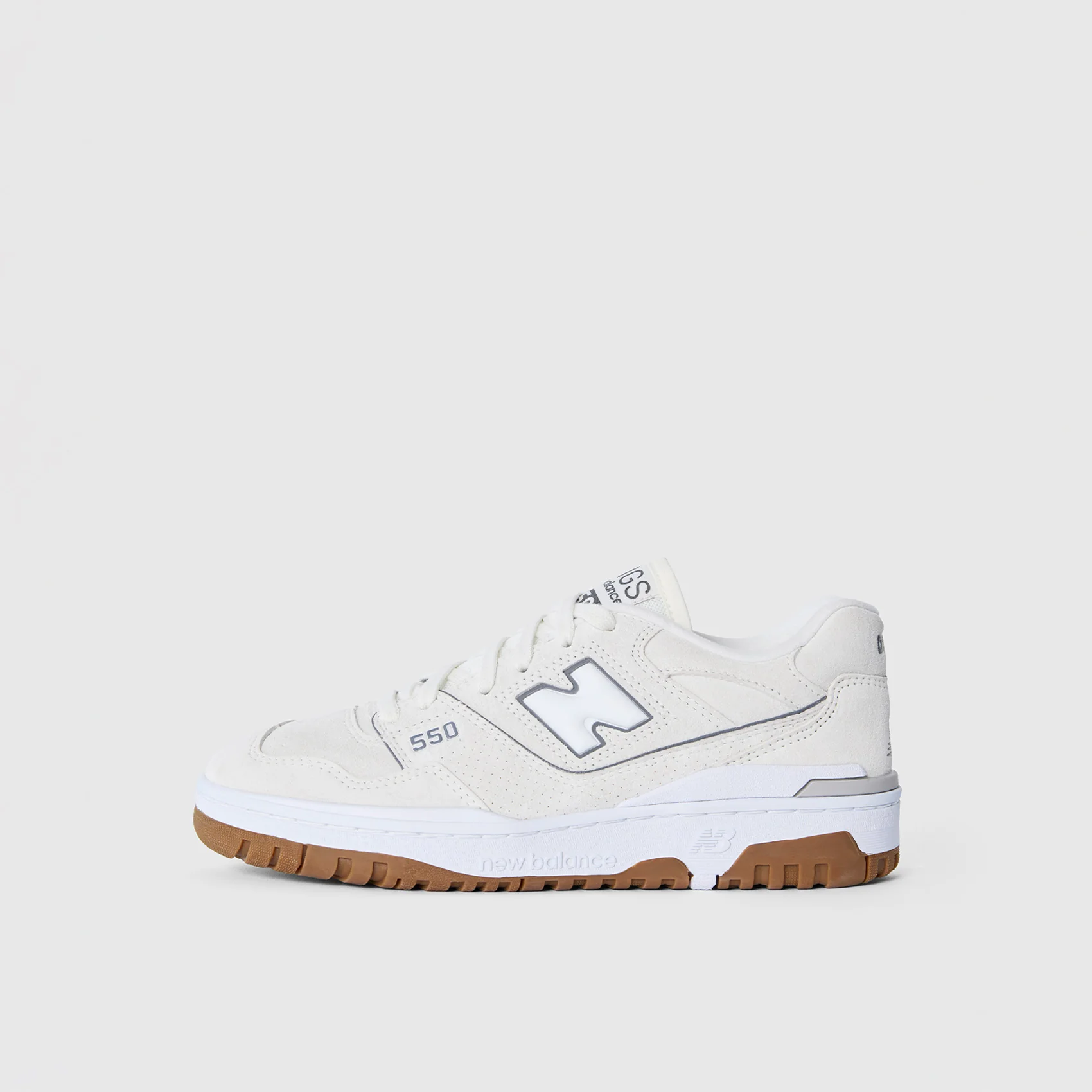 unisex Cream/Optic White FIGS | New Balance 550 - Image 3