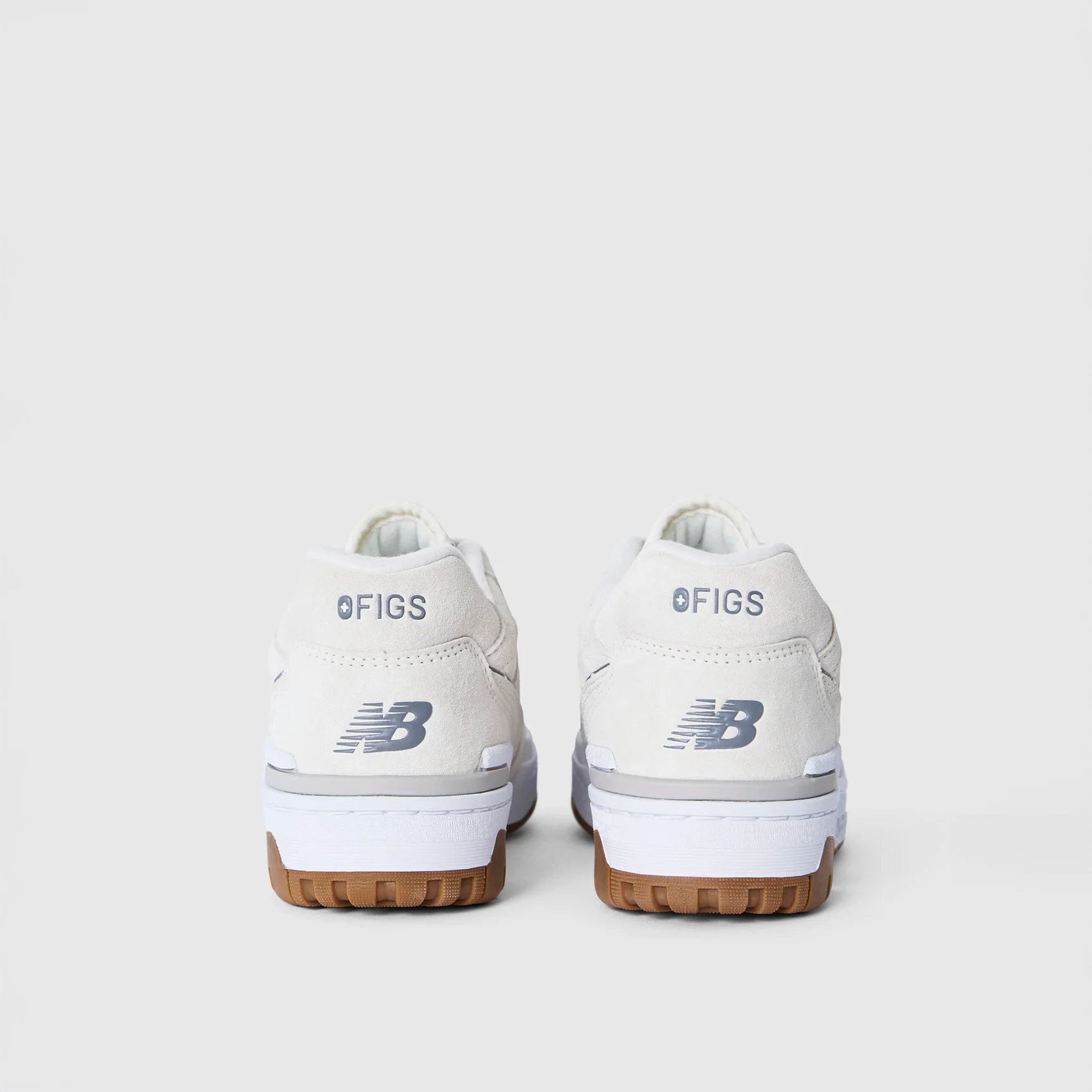 unisex Cream/Optic White FIGS | New Balance 550 - Image 4