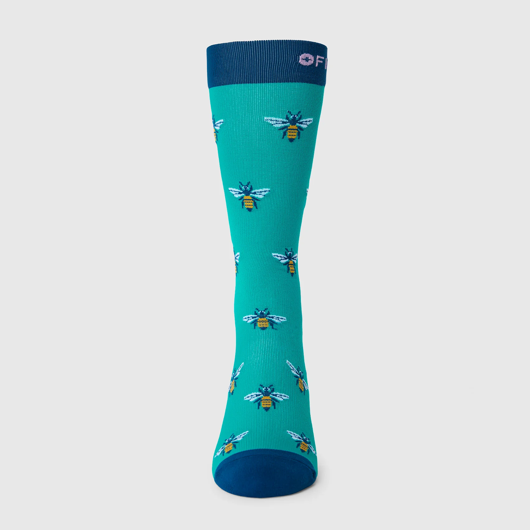 unisex Lagoon Busy Bee - Compression Socks - Image 3