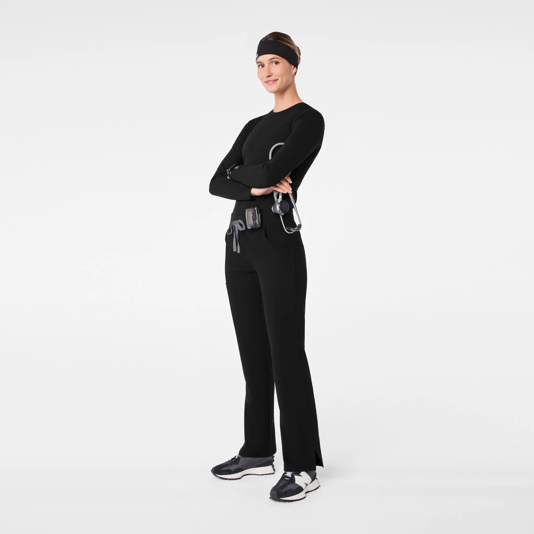 Black Cinched Headband - Image 5