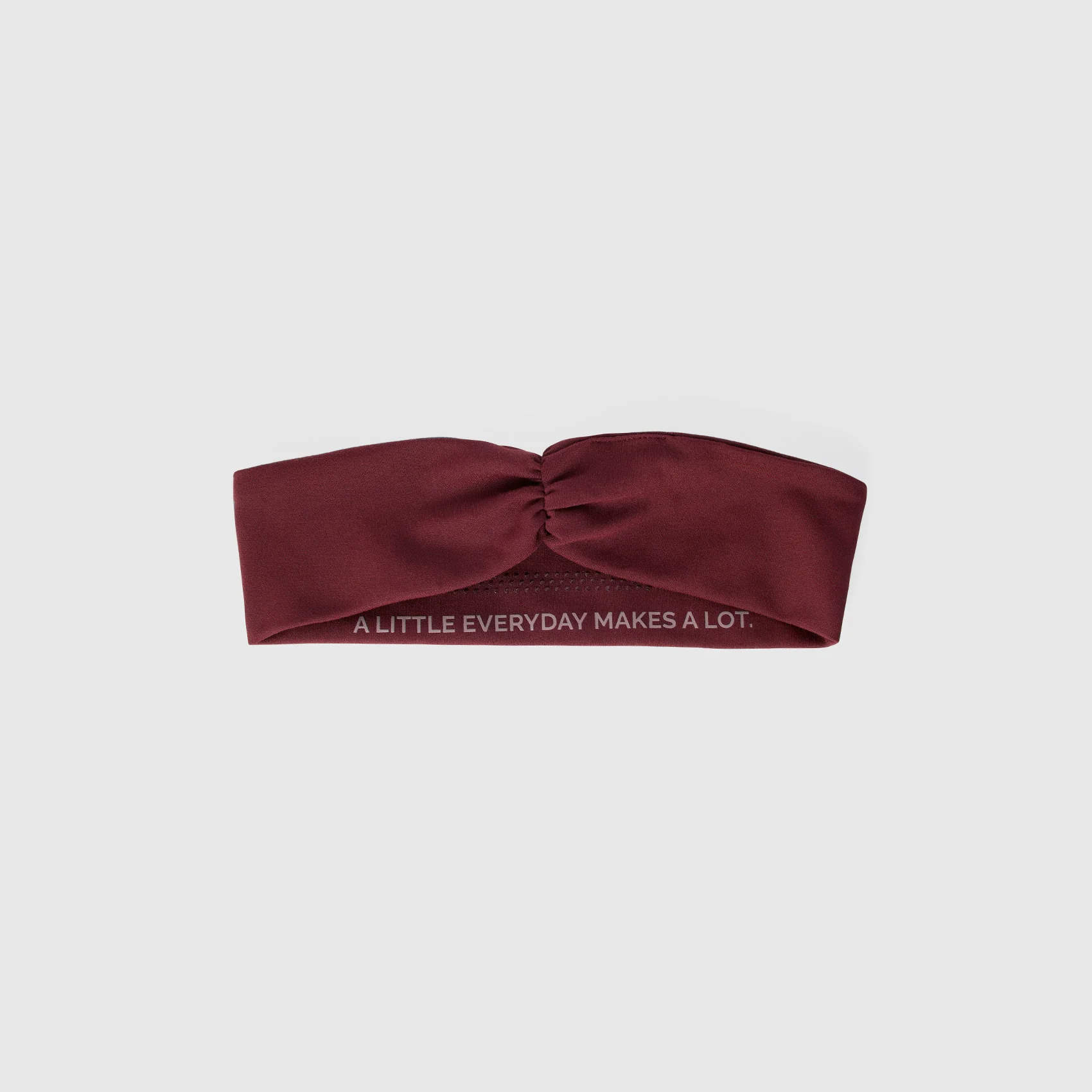 Burgundy Cinched Headband