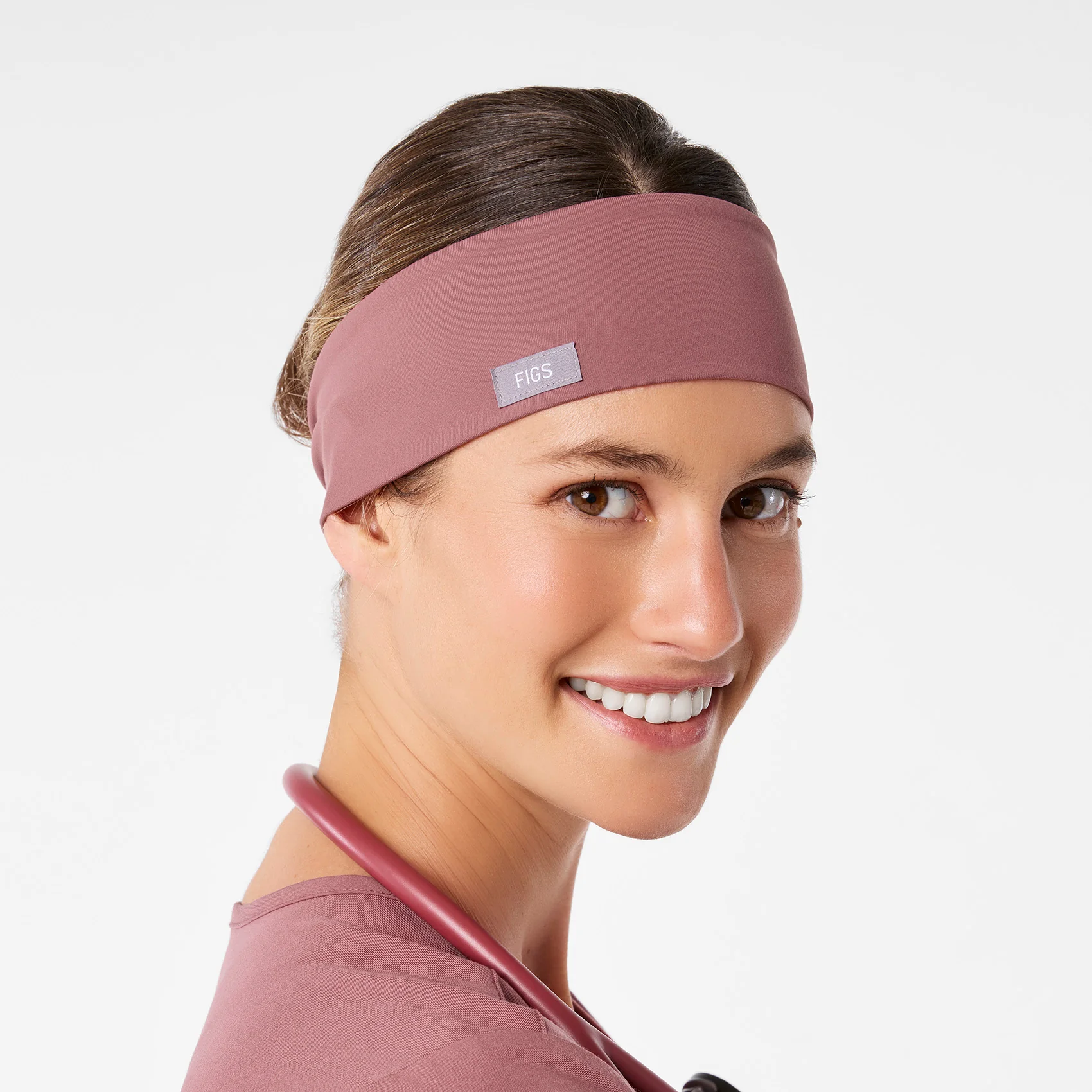 Mauve Cinched Headband - Image 3